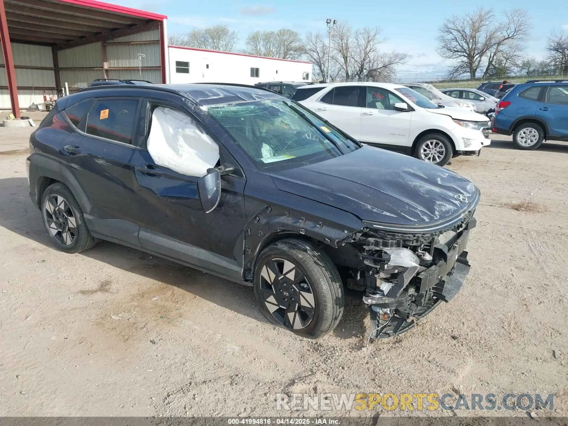 1 Photograph of a damaged car KM8HC3AB2RU074615 HYUNDAI KONA 2024