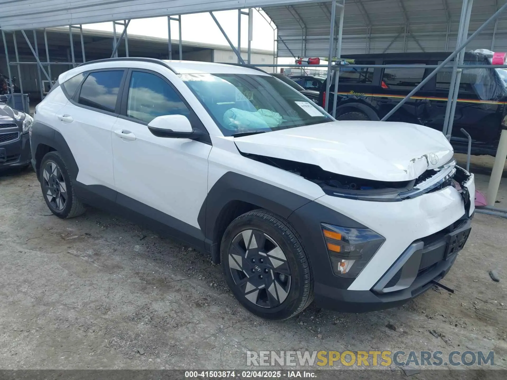 1 Photograph of a damaged car KM8HC3AB3RU045687 HYUNDAI KONA 2024