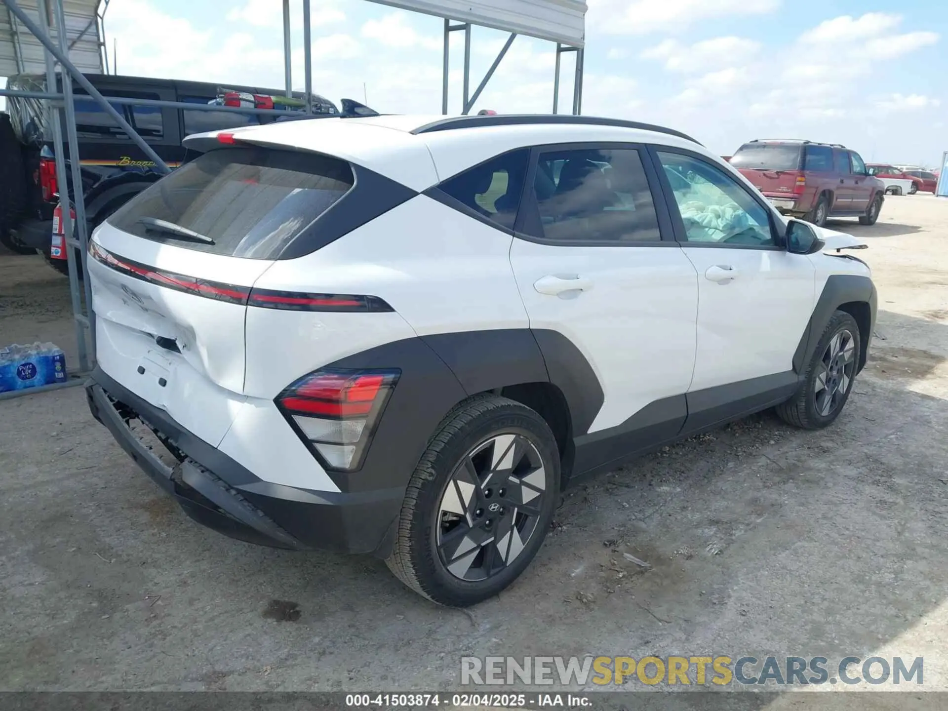 4 Photograph of a damaged car KM8HC3AB3RU045687 HYUNDAI KONA 2024