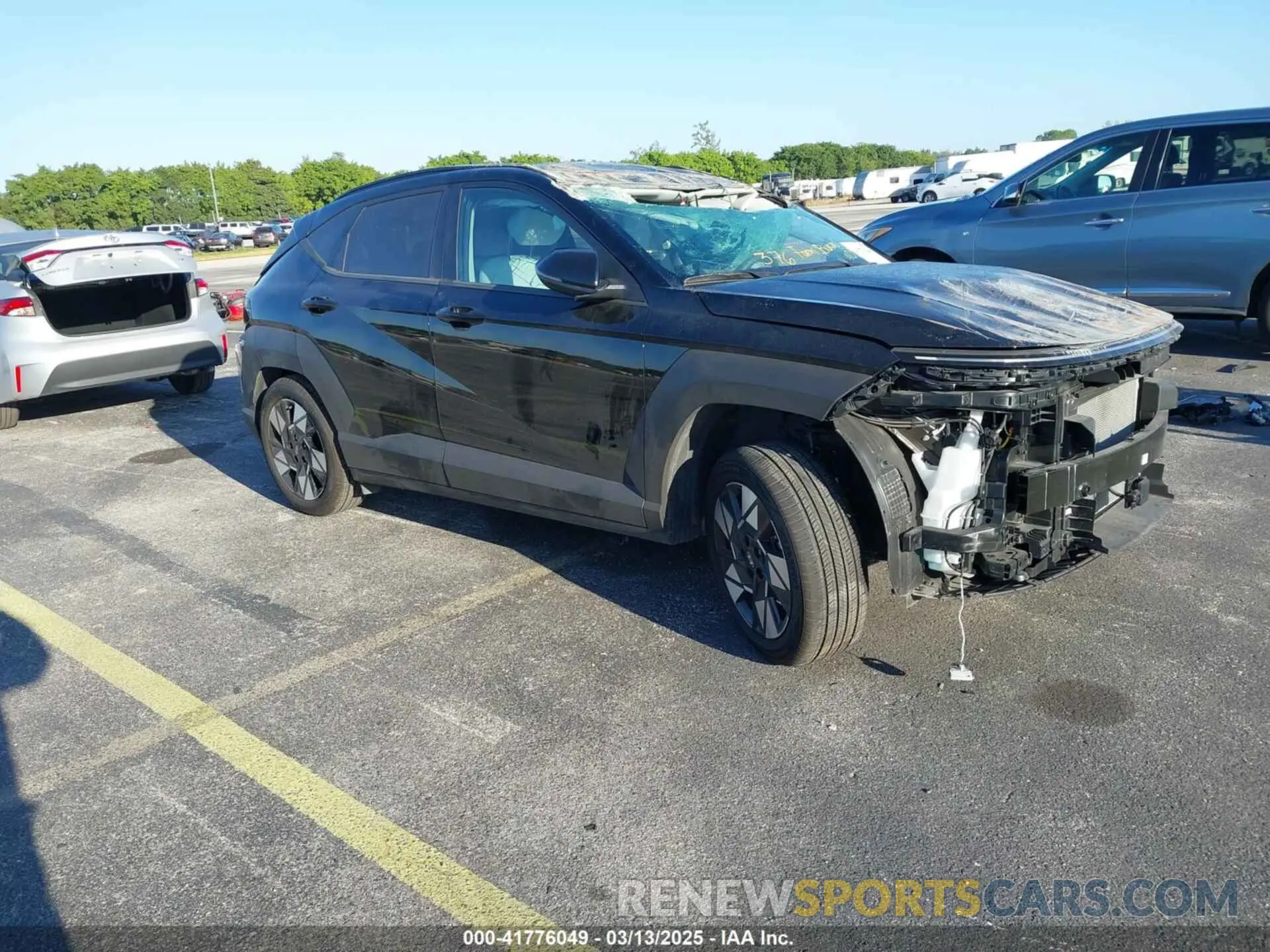 1 Photograph of a damaged car KM8HC3AB3RU130576 HYUNDAI KONA 2024