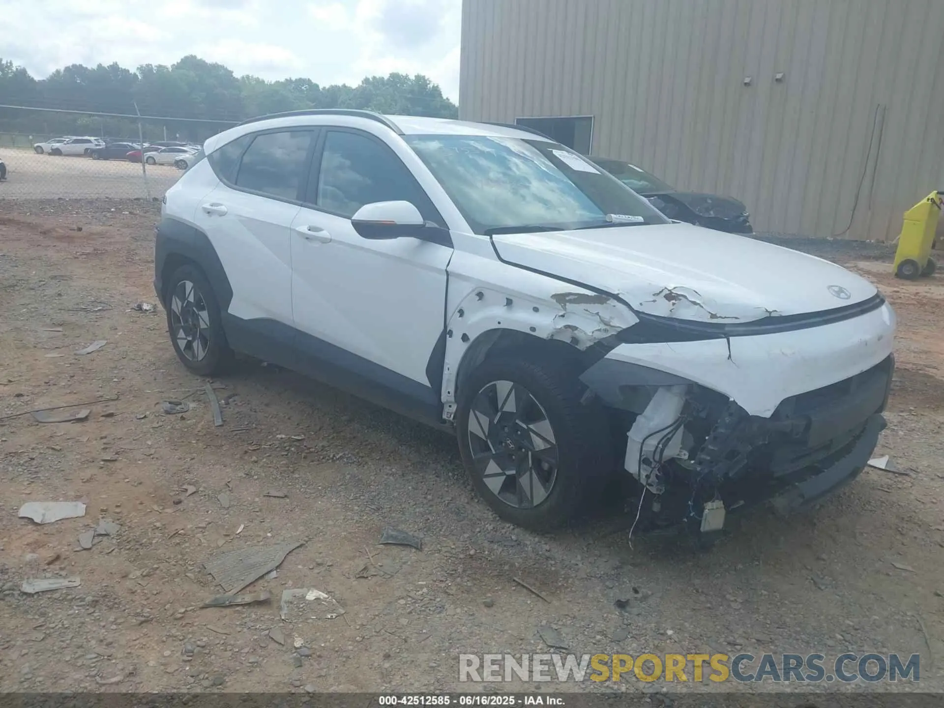 1 Photograph of a damaged car KM8HC3AB4RU054074 HYUNDAI KONA 2024