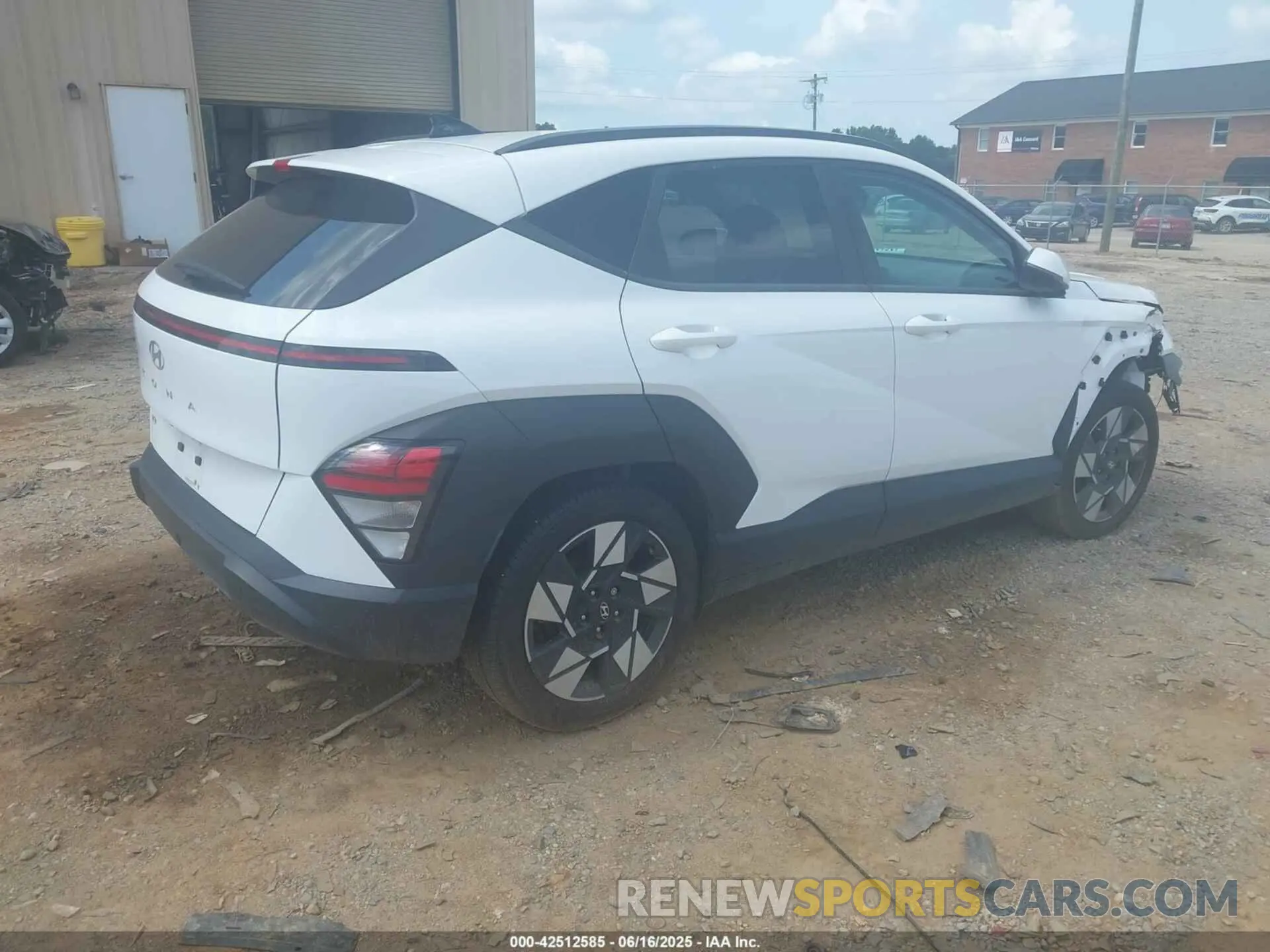 4 Photograph of a damaged car KM8HC3AB4RU054074 HYUNDAI KONA 2024