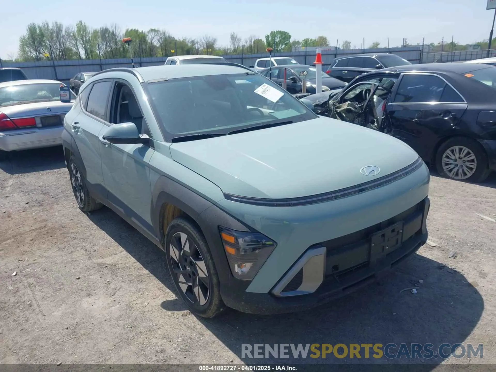 1 Photograph of a damaged car KM8HC3AB4RU082523 HYUNDAI KONA 2024