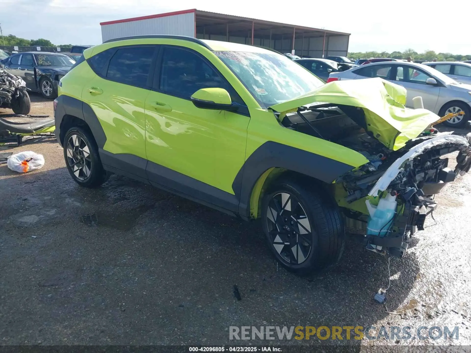 1 Photograph of a damaged car KM8HC3AB5RU040197 HYUNDAI KONA 2024