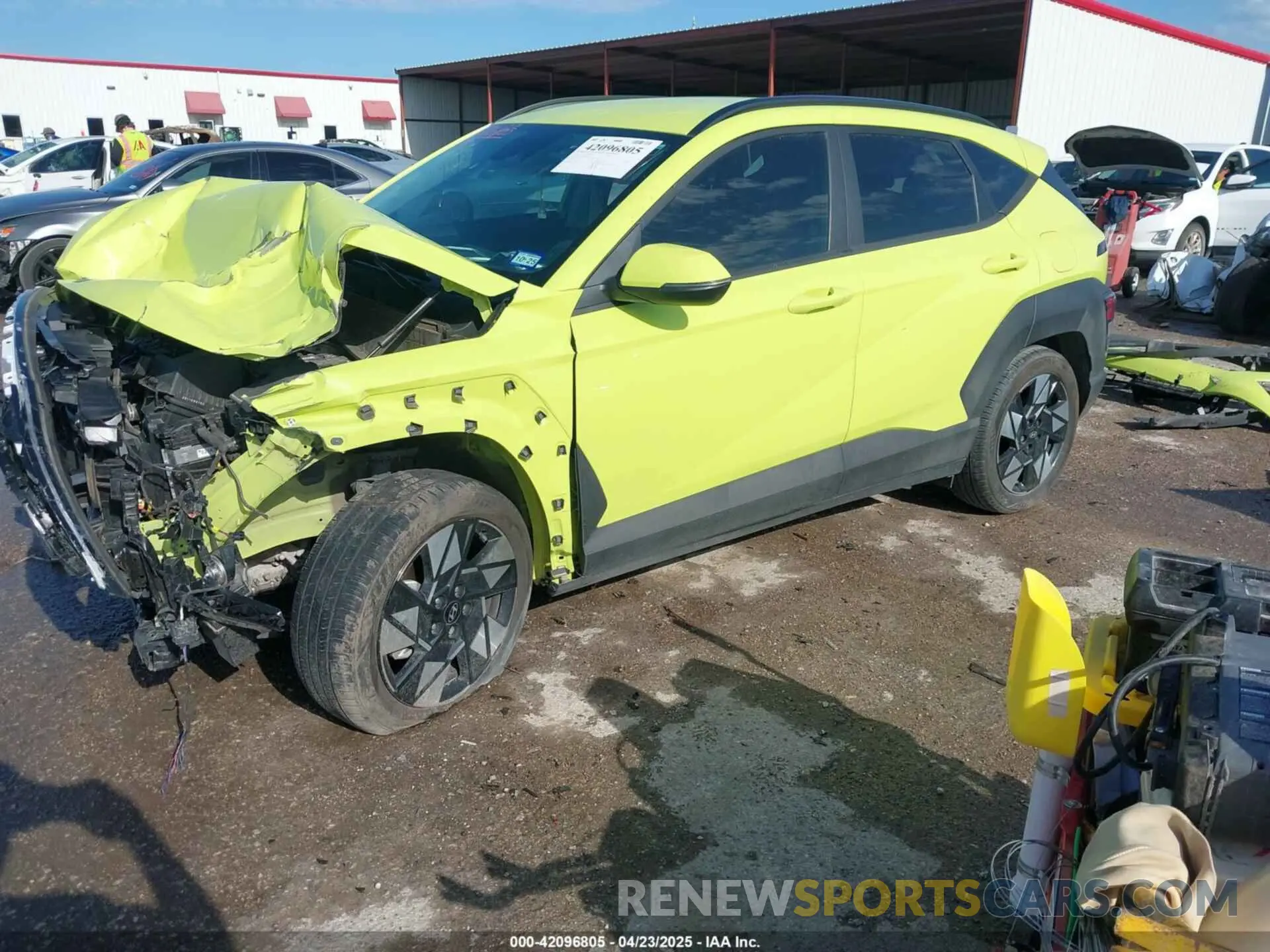 2 Photograph of a damaged car KM8HC3AB5RU040197 HYUNDAI KONA 2024