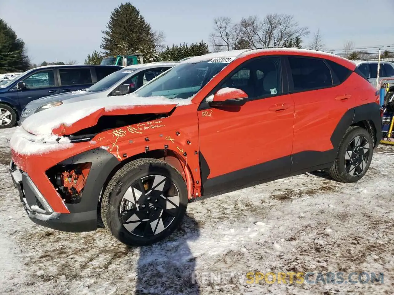 1 Photograph of a damaged car KM8HC3AB5RU081980 HYUNDAI KONA 2024