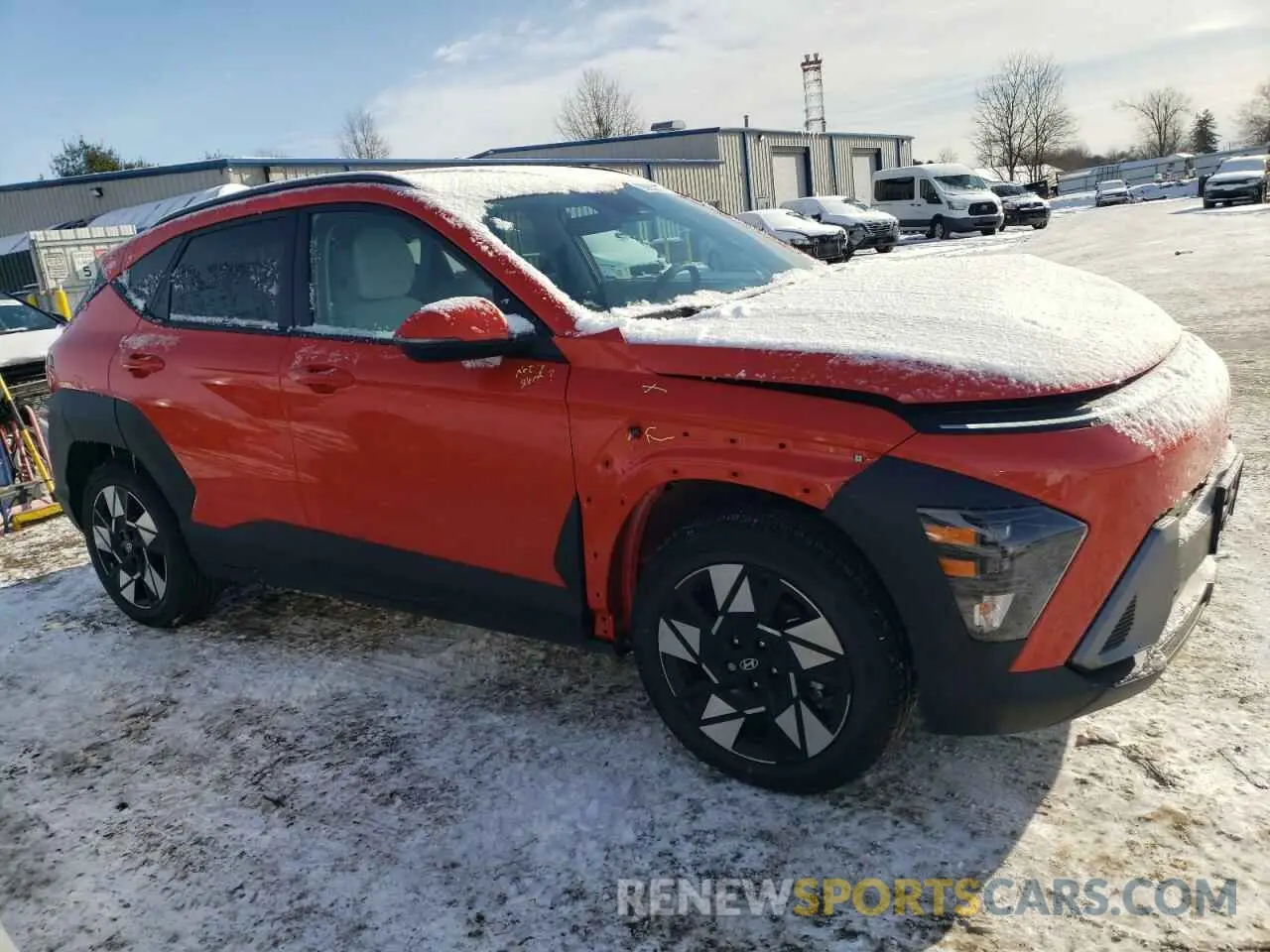 4 Photograph of a damaged car KM8HC3AB5RU081980 HYUNDAI KONA 2024
