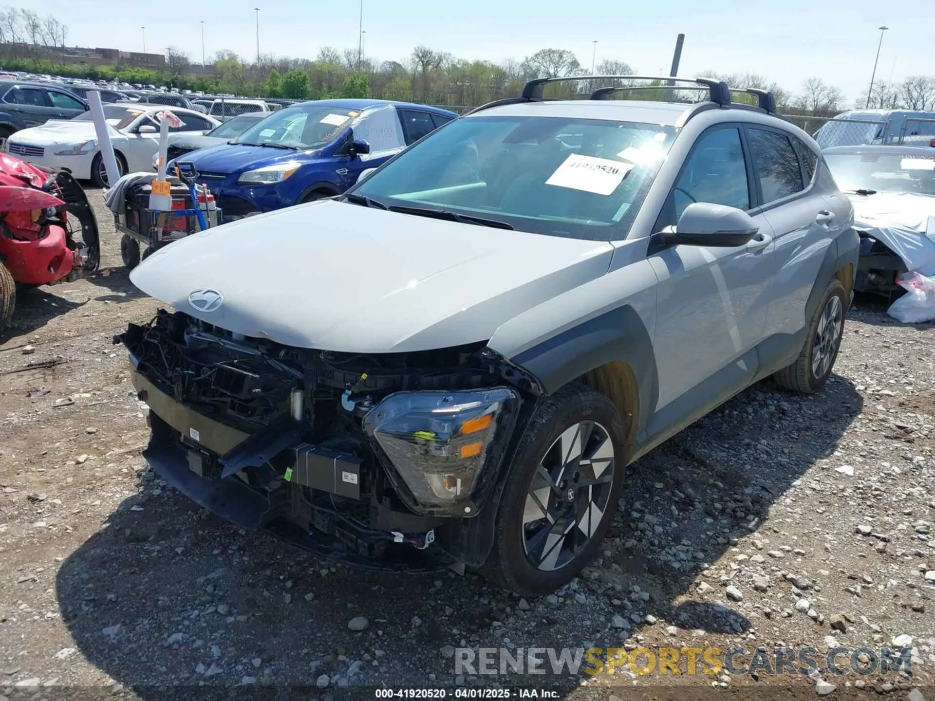 2 Photograph of a damaged car KM8HC3AB5RU119420 HYUNDAI KONA 2024