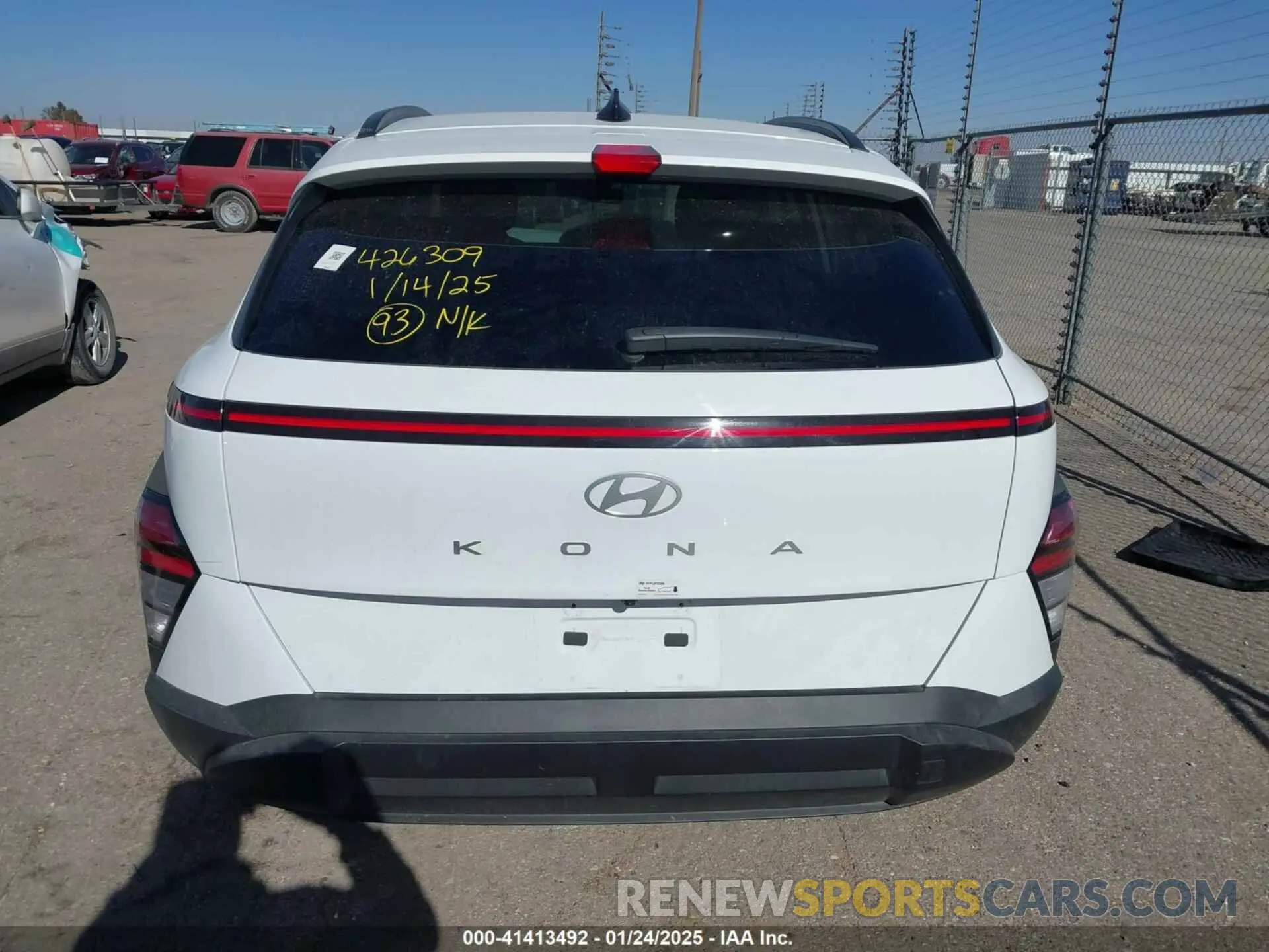 17 Photograph of a damaged car KM8HC3AB5RU143863 HYUNDAI KONA 2024