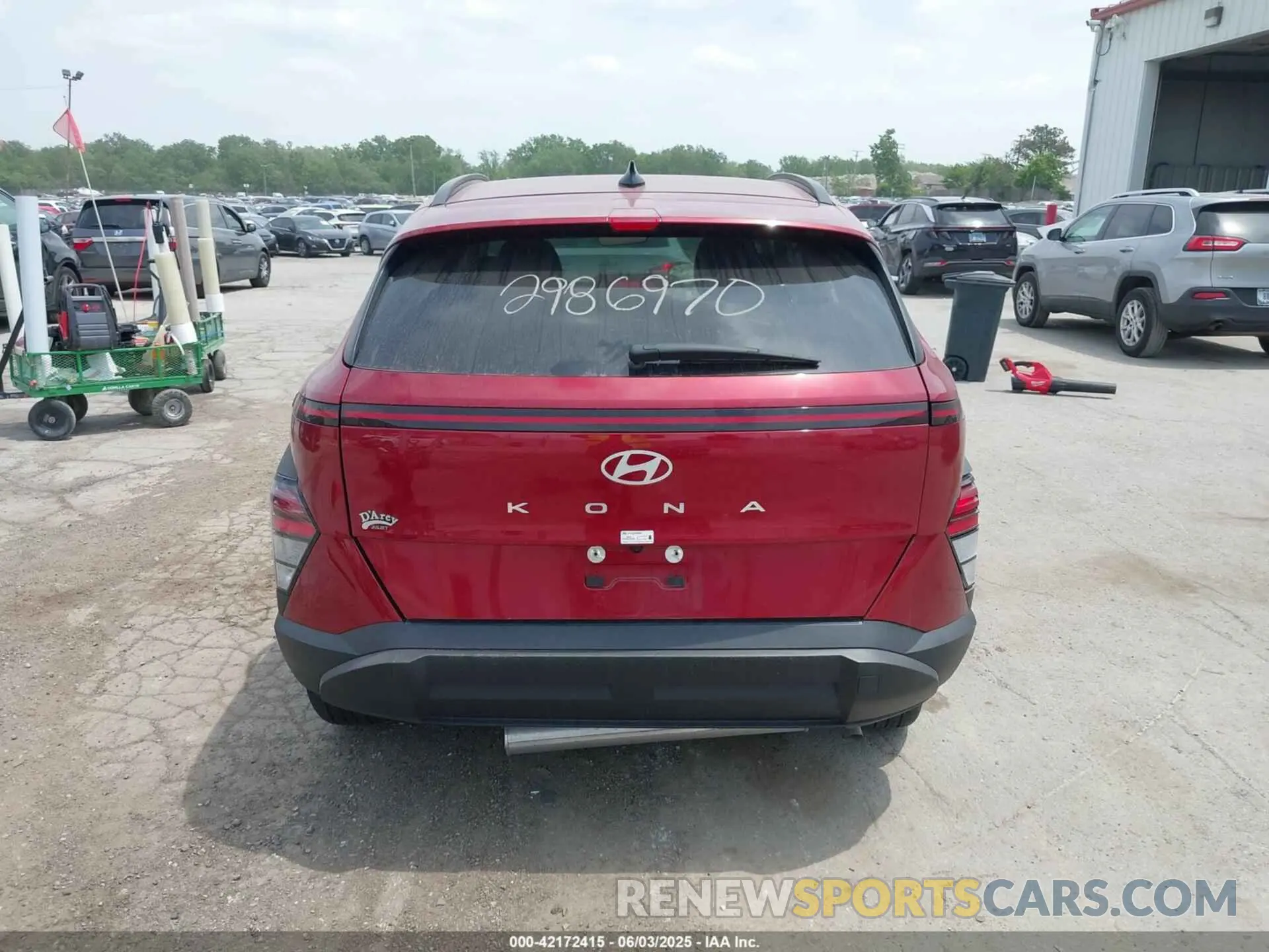 15 Photograph of a damaged car KM8HC3AB6RU149851 HYUNDAI KONA 2024