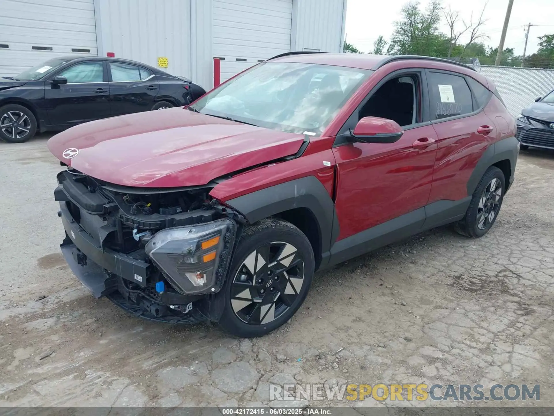 2 Photograph of a damaged car KM8HC3AB6RU149851 HYUNDAI KONA 2024