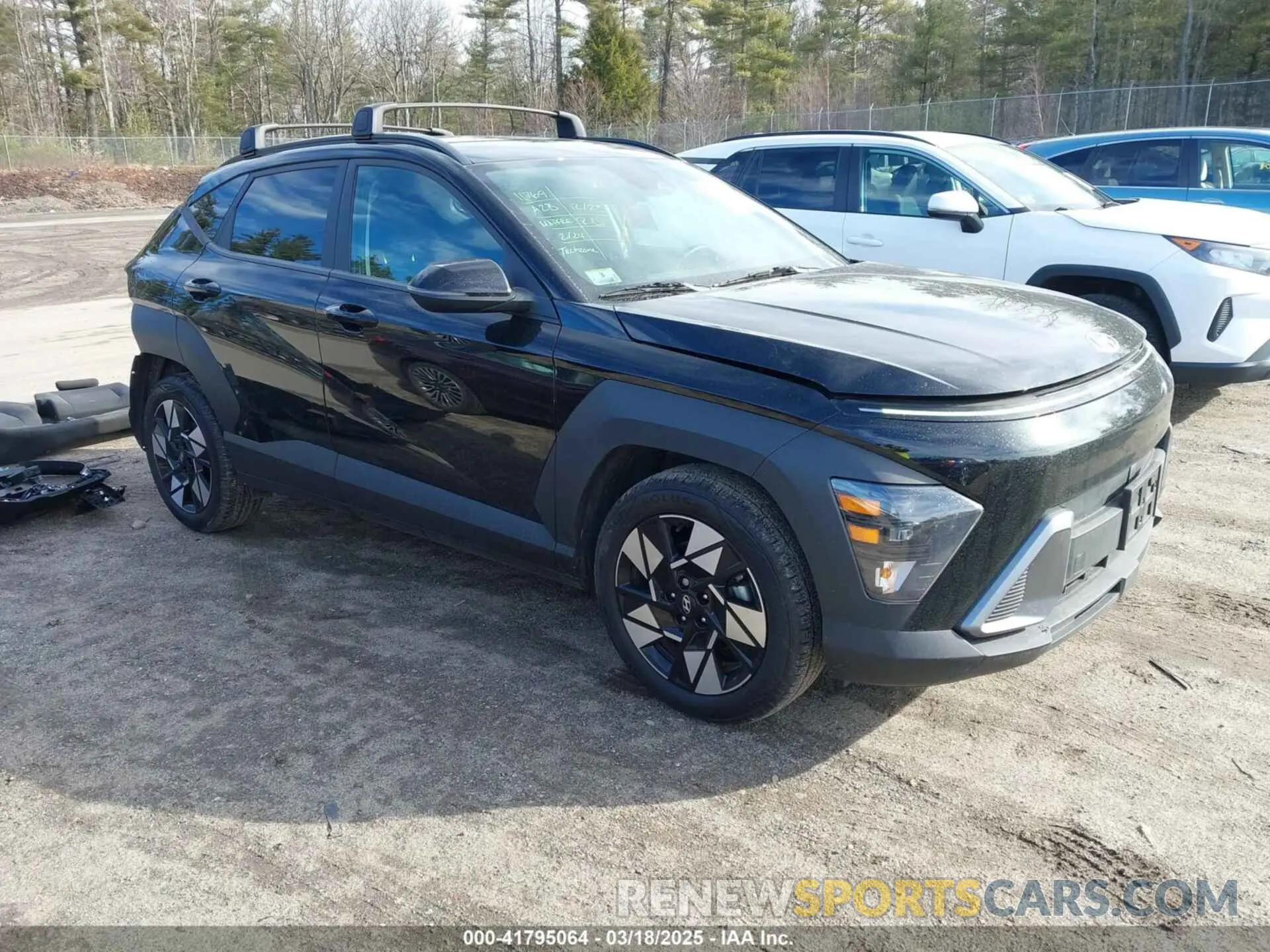 1 Photograph of a damaged car KM8HC3AB7RU100514 HYUNDAI KONA 2024