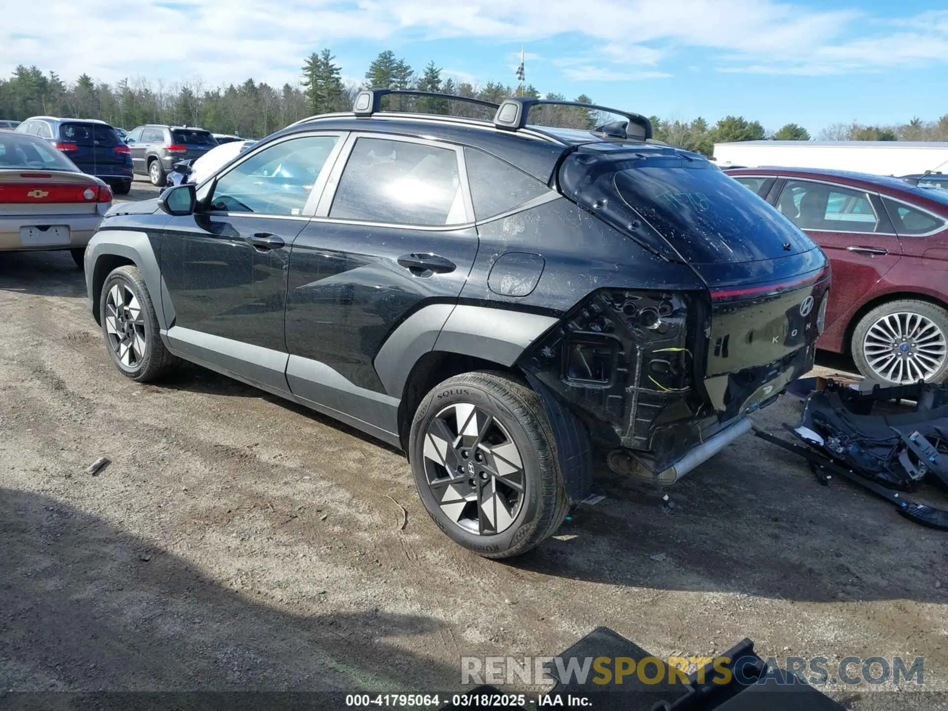 3 Photograph of a damaged car KM8HC3AB7RU100514 HYUNDAI KONA 2024