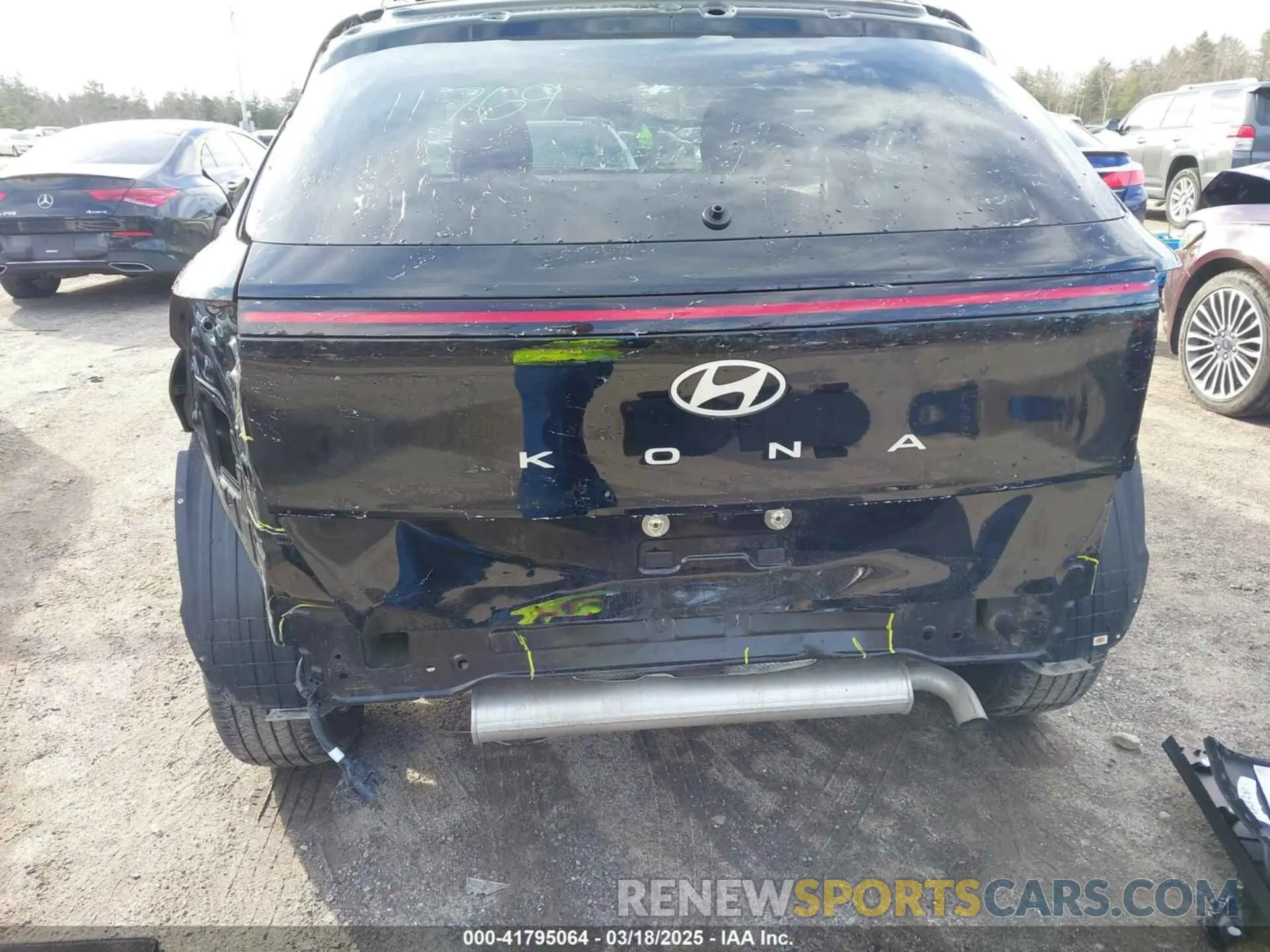 6 Photograph of a damaged car KM8HC3AB7RU100514 HYUNDAI KONA 2024