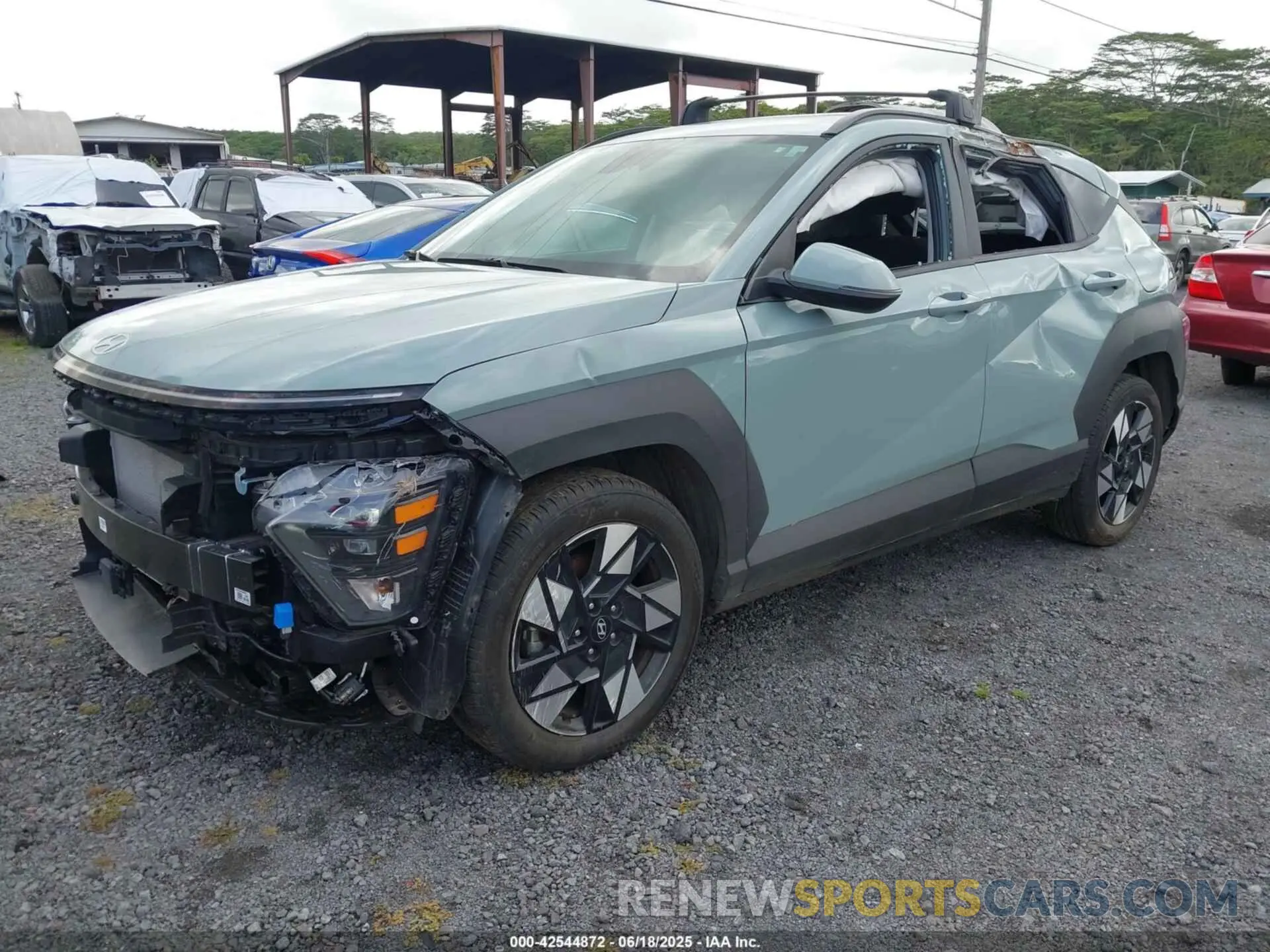 2 Photograph of a damaged car KM8HC3AB8RU066177 HYUNDAI KONA 2024