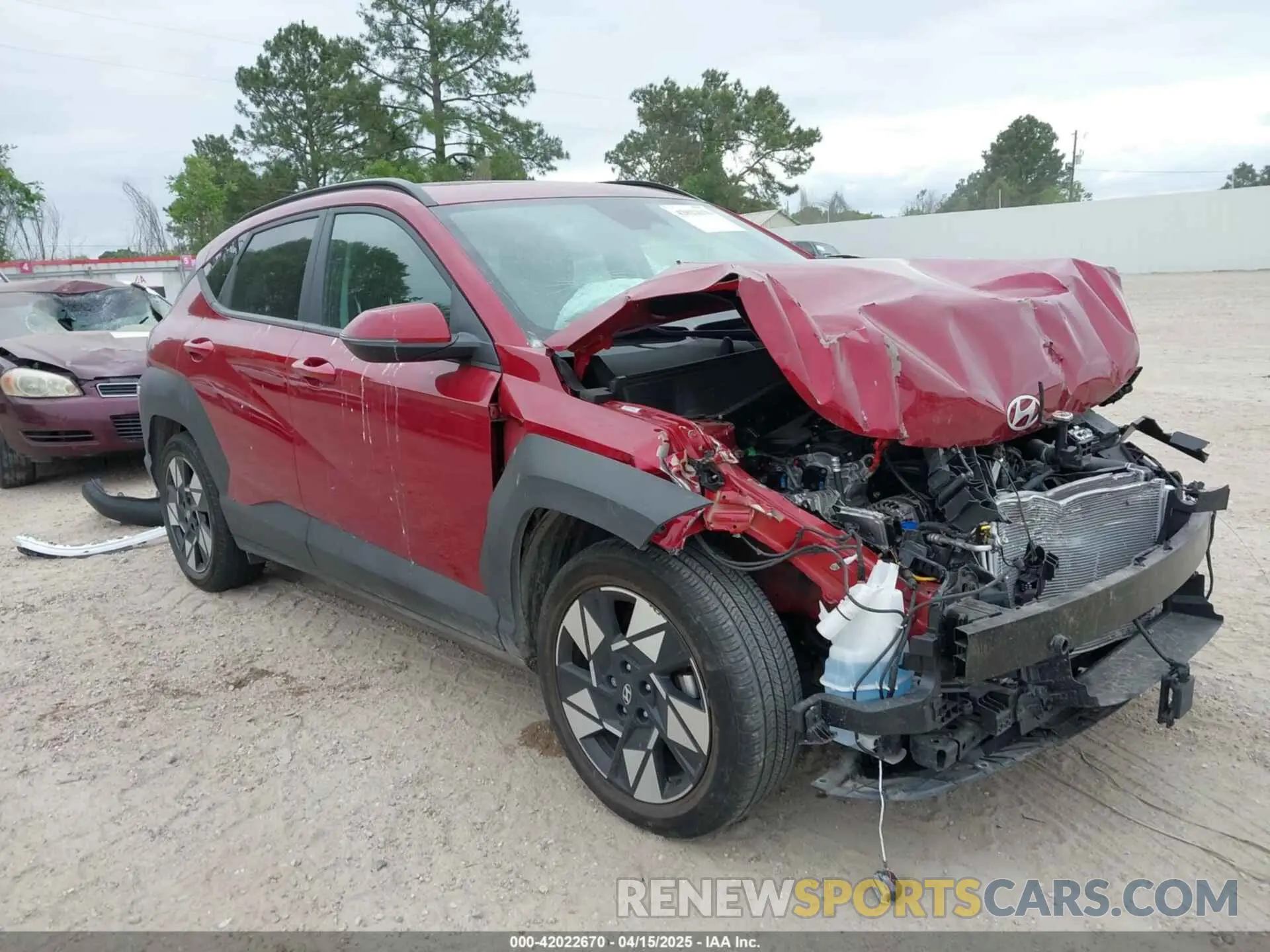 1 Photograph of a damaged car KM8HC3AB8RU106130 HYUNDAI KONA 2024