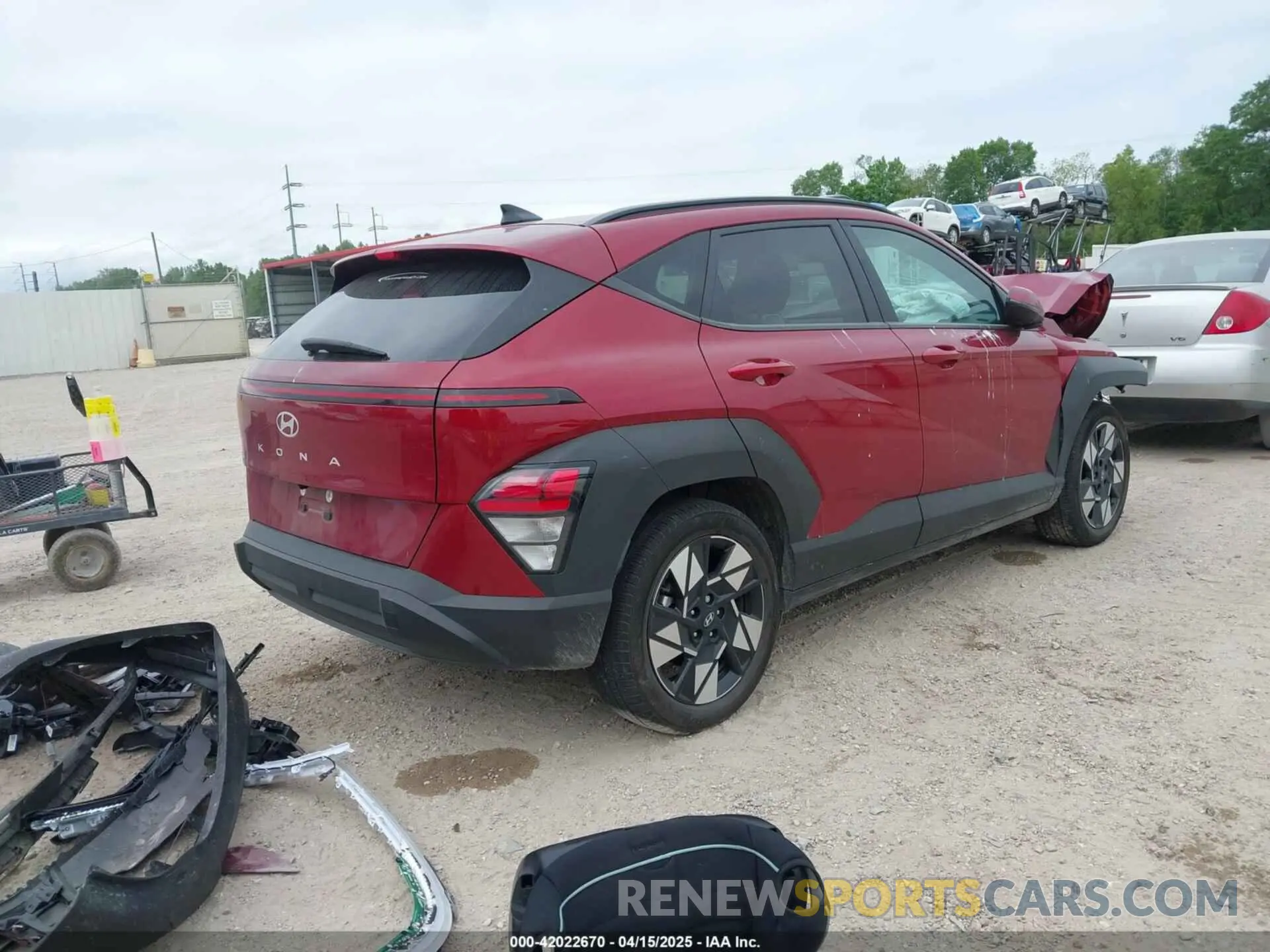 4 Photograph of a damaged car KM8HC3AB8RU106130 HYUNDAI KONA 2024
