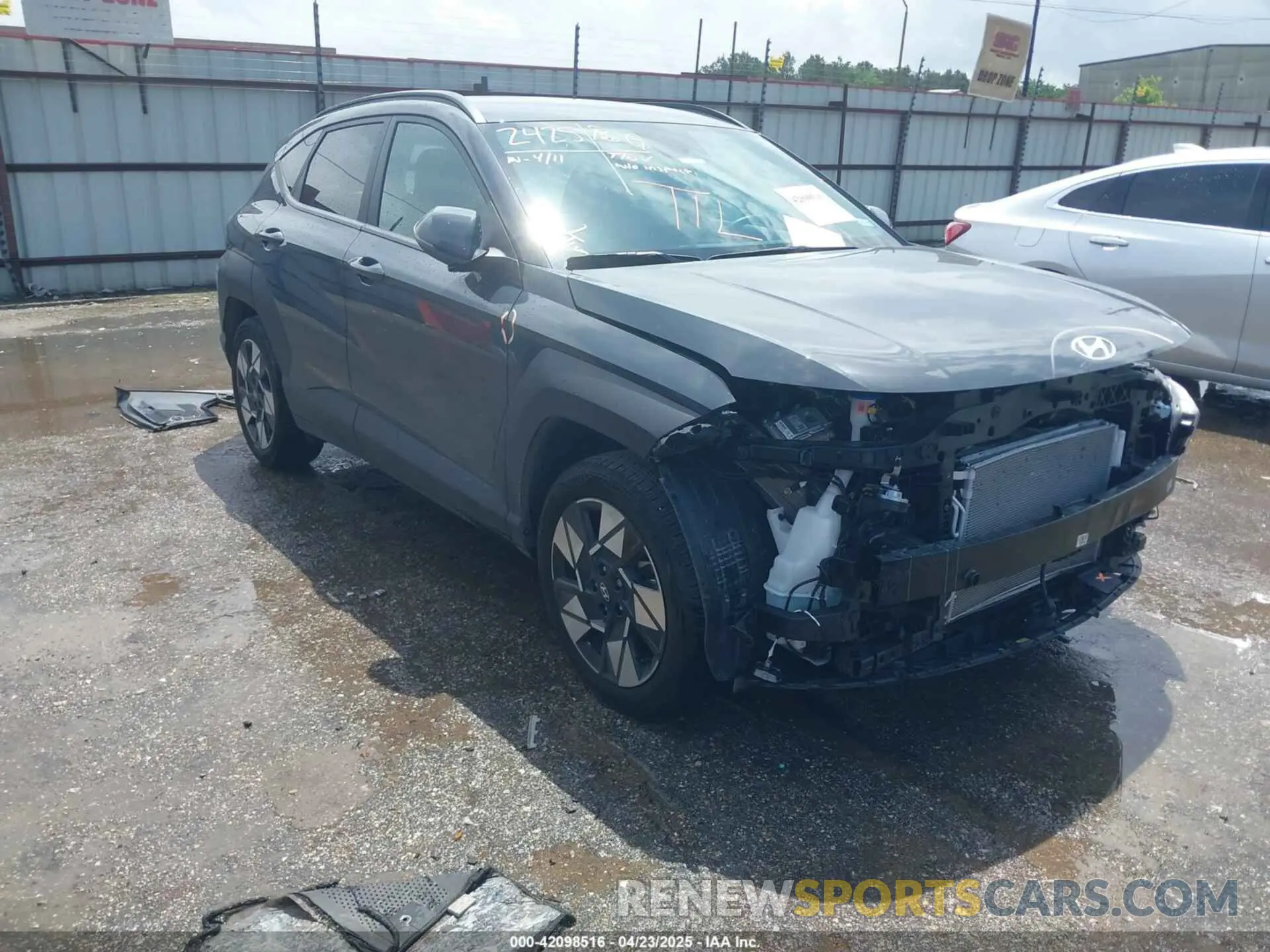 1 Photograph of a damaged car KM8HC3AB8RU122568 HYUNDAI KONA 2024