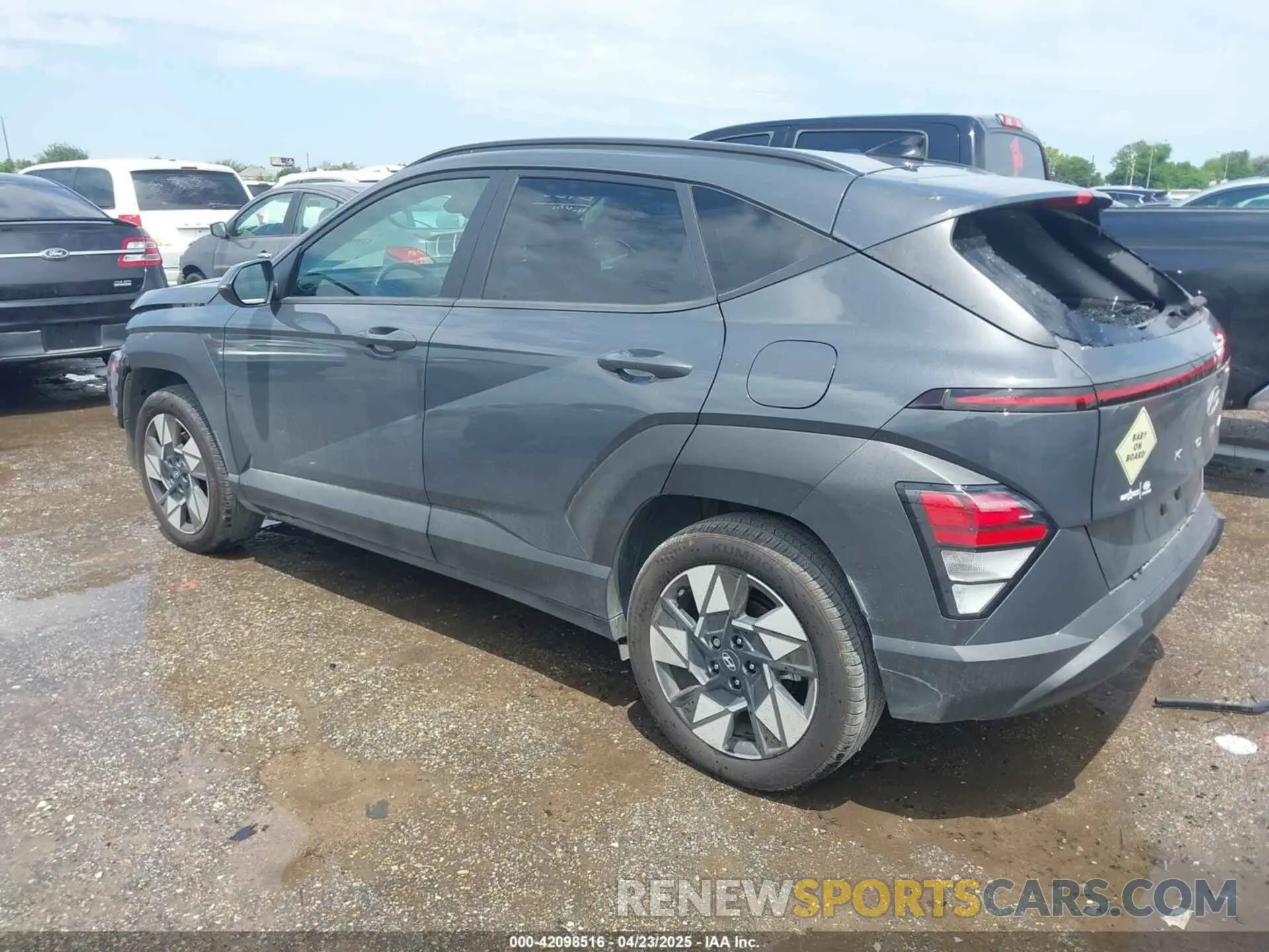 3 Photograph of a damaged car KM8HC3AB8RU122568 HYUNDAI KONA 2024