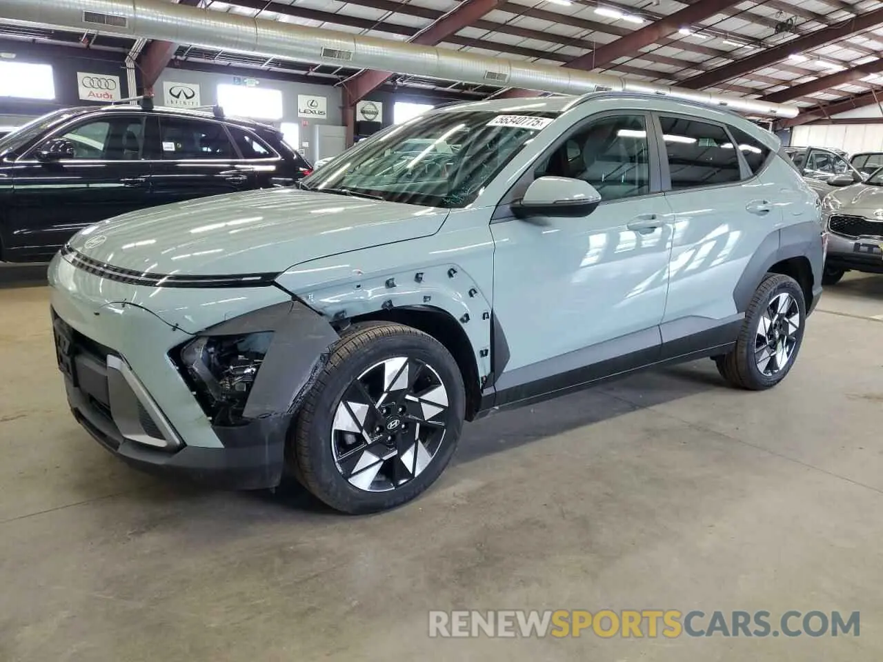1 Photograph of a damaged car KM8HCCAB0RU044075 HYUNDAI KONA 2024