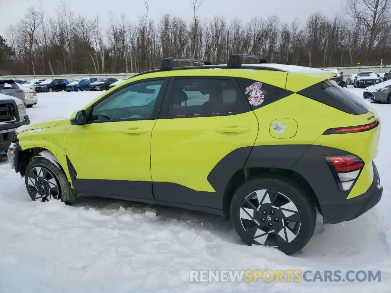 2 Photograph of a damaged car KM8HCCAB0RU072233 HYUNDAI KONA 2024