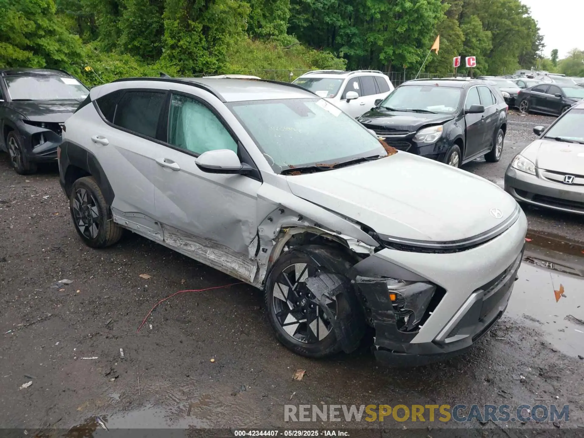 1 Photograph of a damaged car KM8HCCAB0RU083782 HYUNDAI KONA 2024
