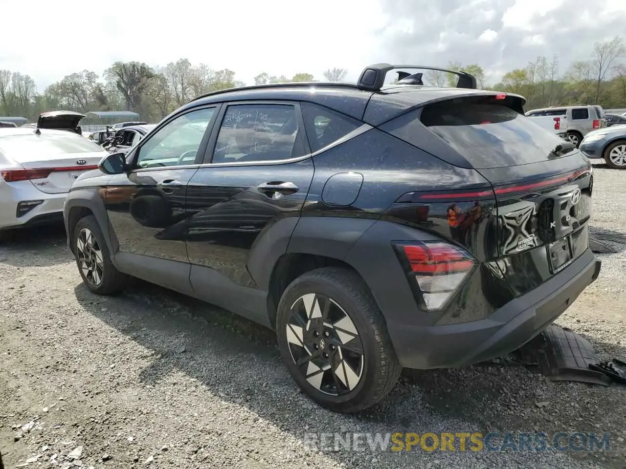2 Photograph of a damaged car KM8HCCAB0RU158626 HYUNDAI KONA 2024