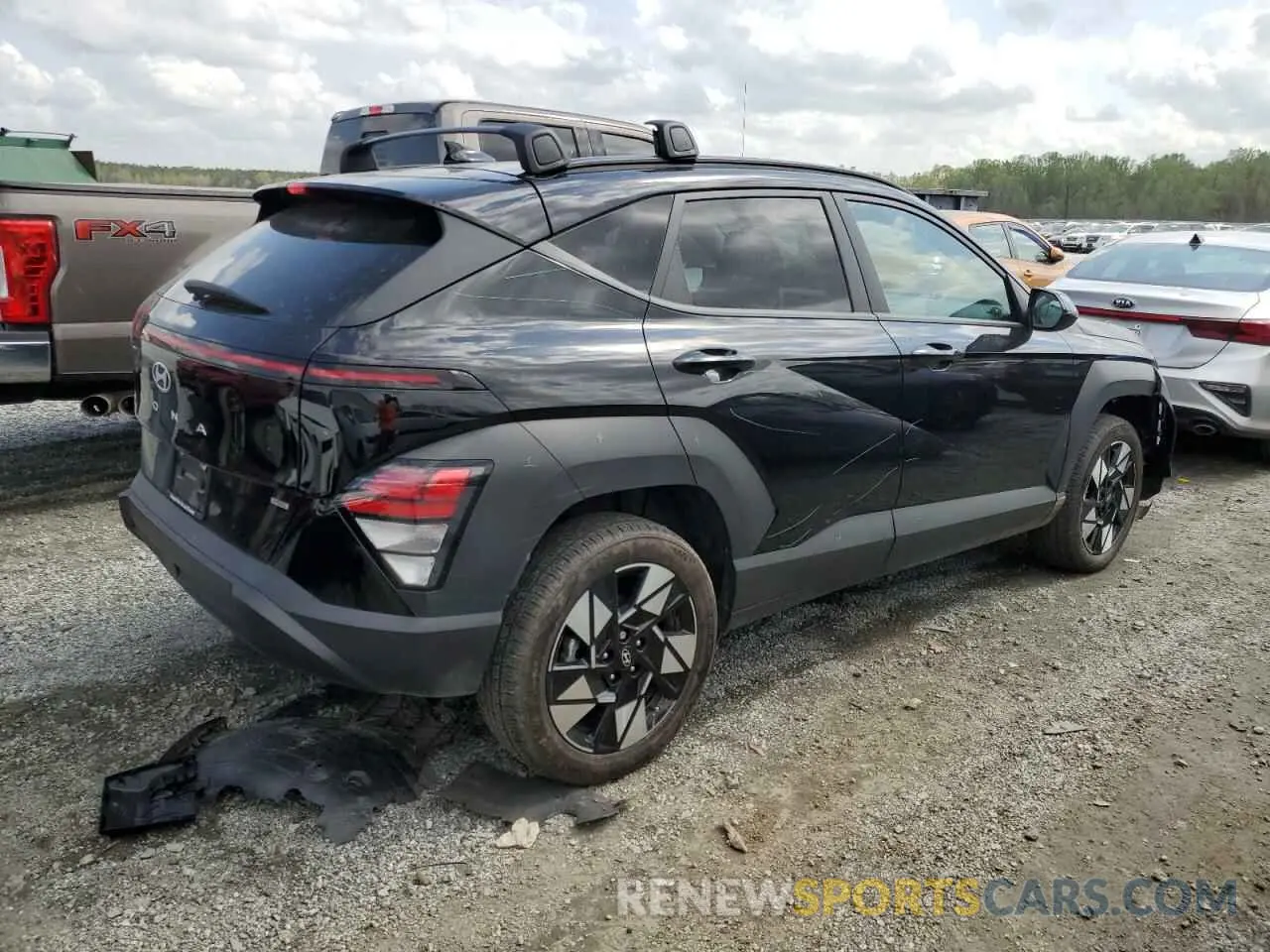 3 Photograph of a damaged car KM8HCCAB0RU158626 HYUNDAI KONA 2024