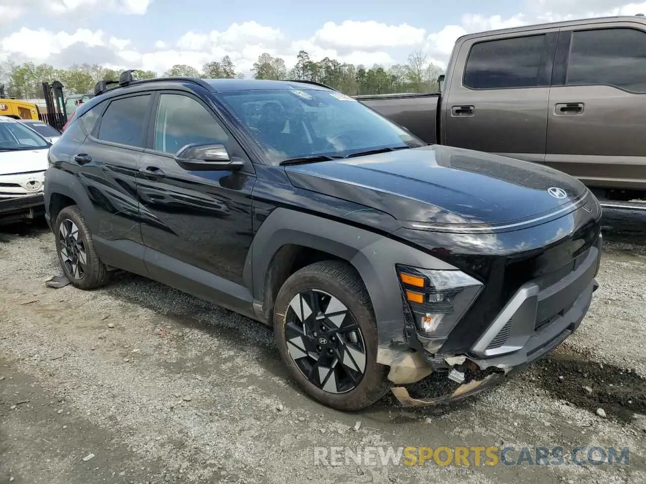 4 Photograph of a damaged car KM8HCCAB0RU158626 HYUNDAI KONA 2024