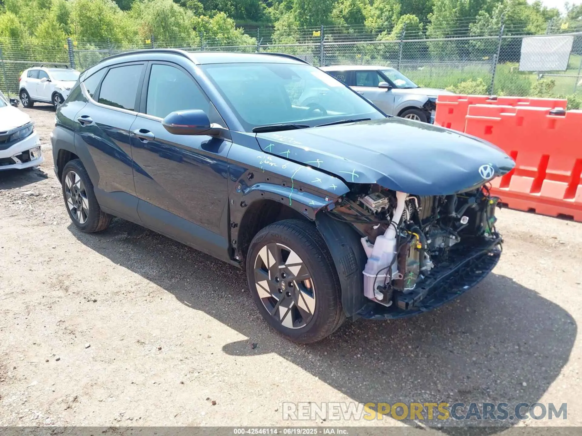 1 Photograph of a damaged car KM8HCCAB1RU060947 HYUNDAI KONA 2024