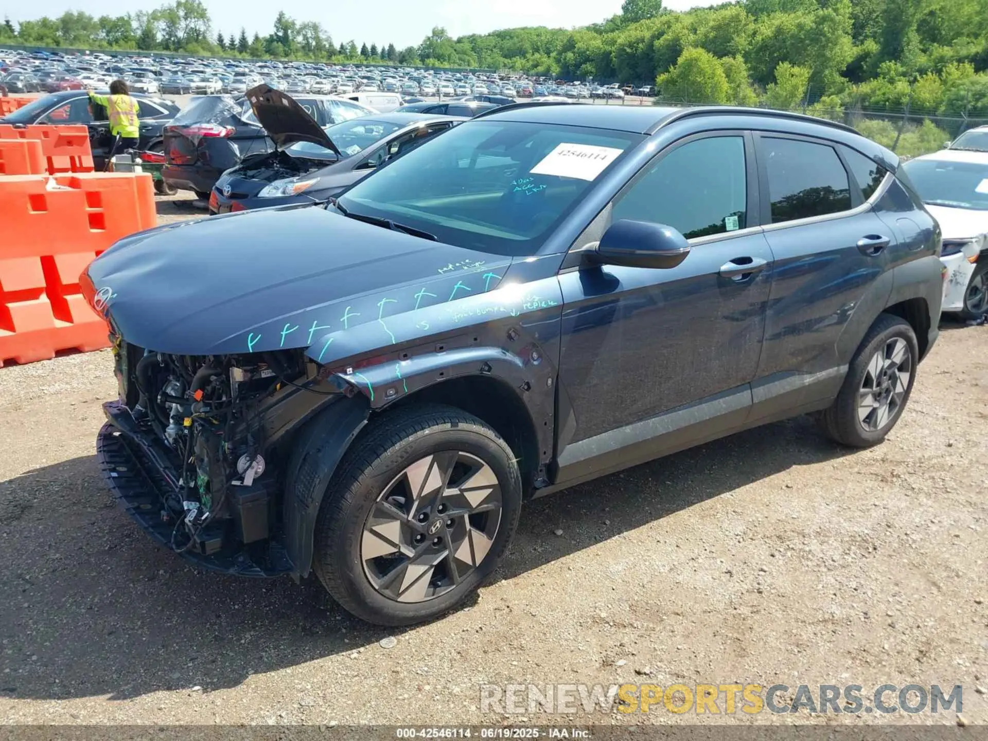 2 Photograph of a damaged car KM8HCCAB1RU060947 HYUNDAI KONA 2024
