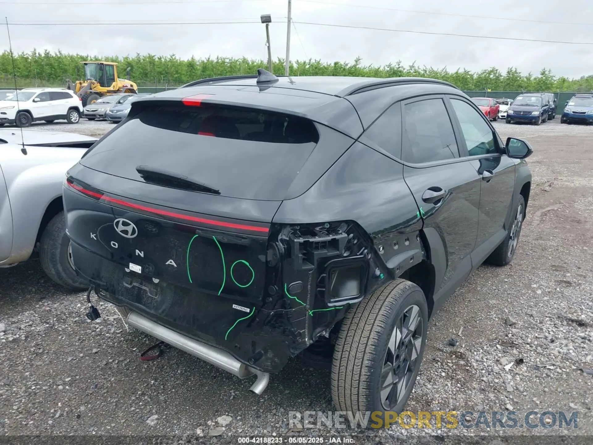 4 Photograph of a damaged car KM8HCCAB2RU075084 HYUNDAI KONA 2024