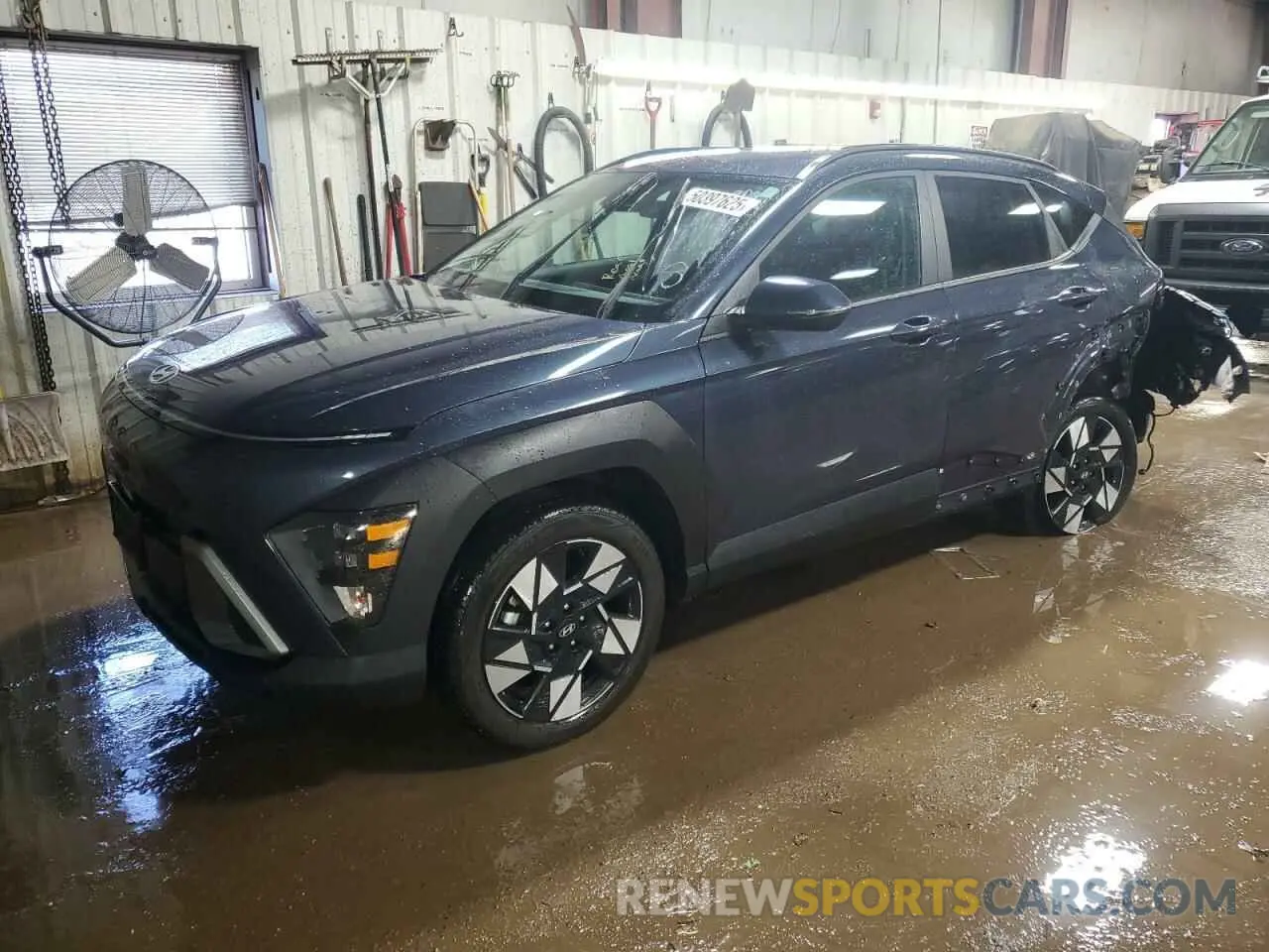 1 Photograph of a damaged car KM8HCCAB3RU044958 HYUNDAI KONA 2024