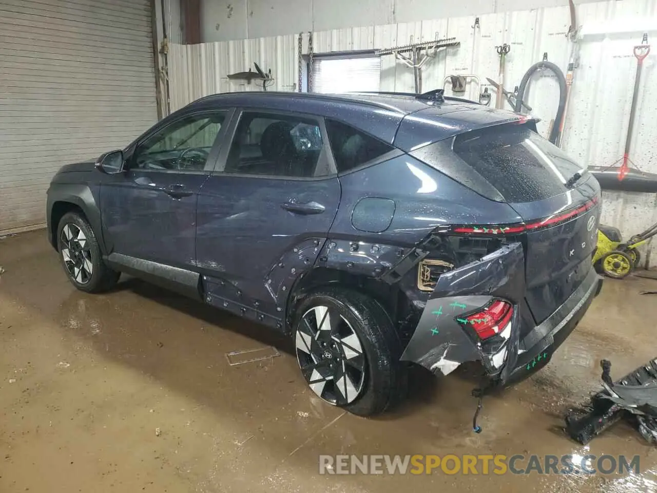 2 Photograph of a damaged car KM8HCCAB3RU044958 HYUNDAI KONA 2024