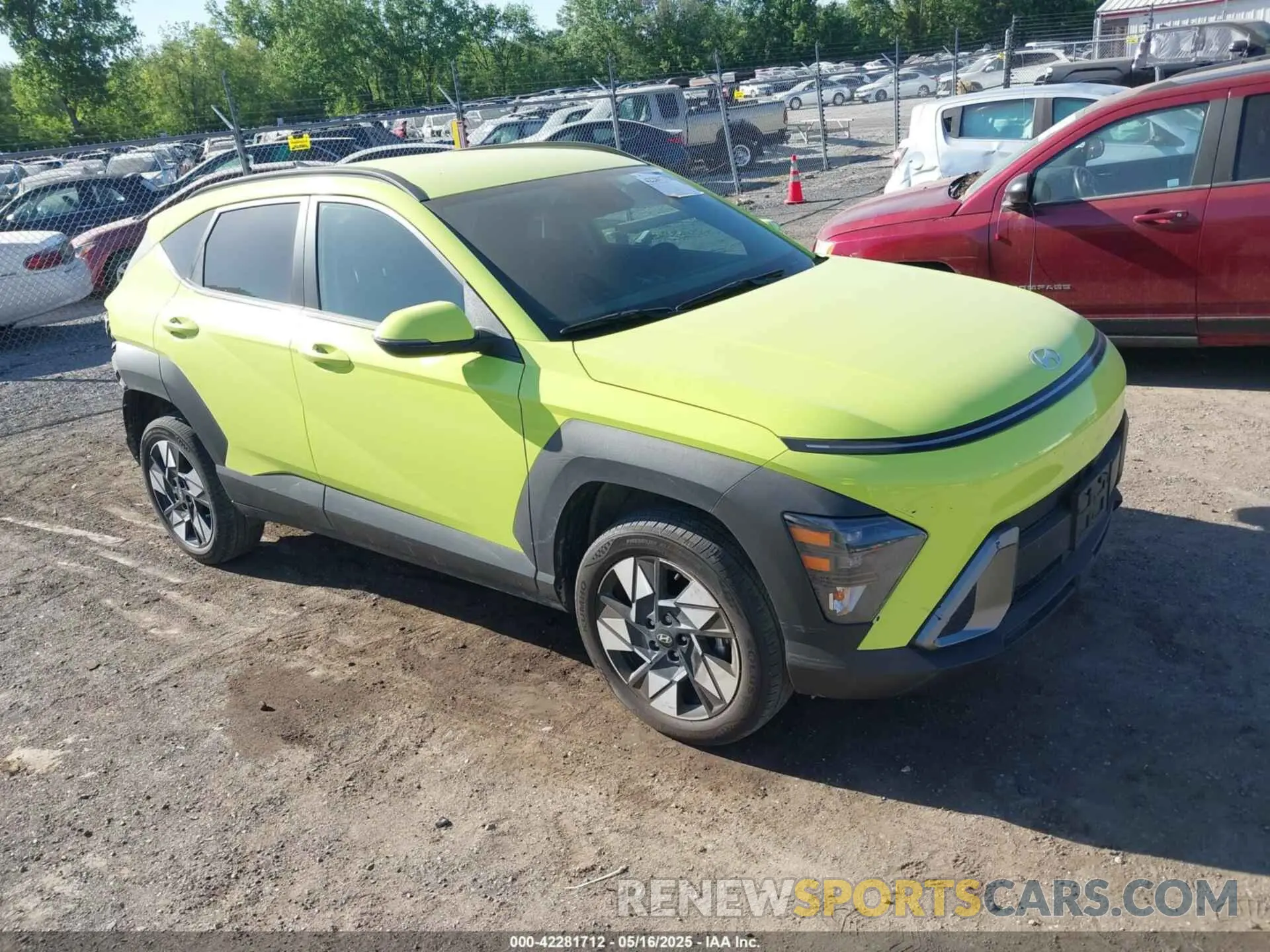 1 Photograph of a damaged car KM8HCCAB3RU050016 HYUNDAI KONA 2024