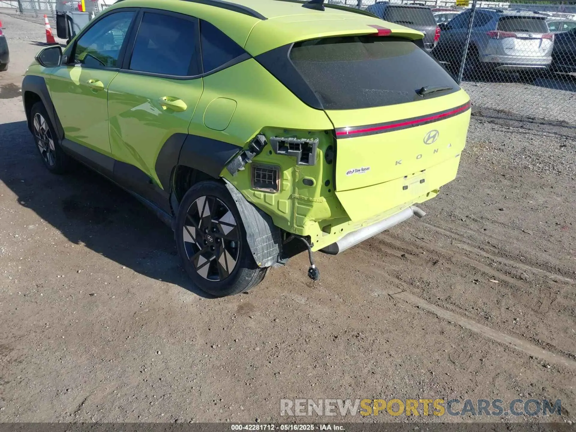 6 Photograph of a damaged car KM8HCCAB3RU050016 HYUNDAI KONA 2024