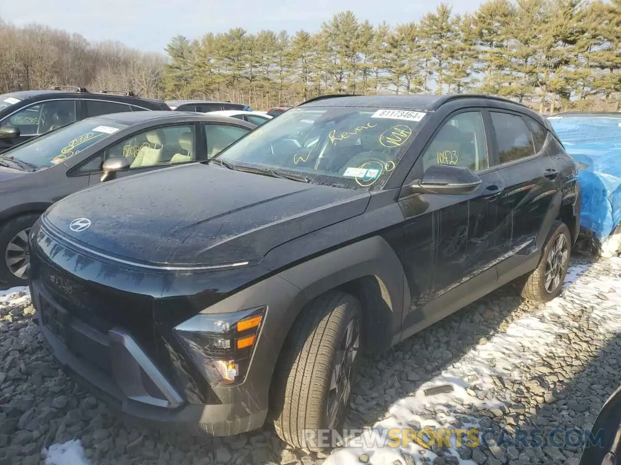 1 Photograph of a damaged car KM8HCCAB3RU074543 HYUNDAI KONA 2024