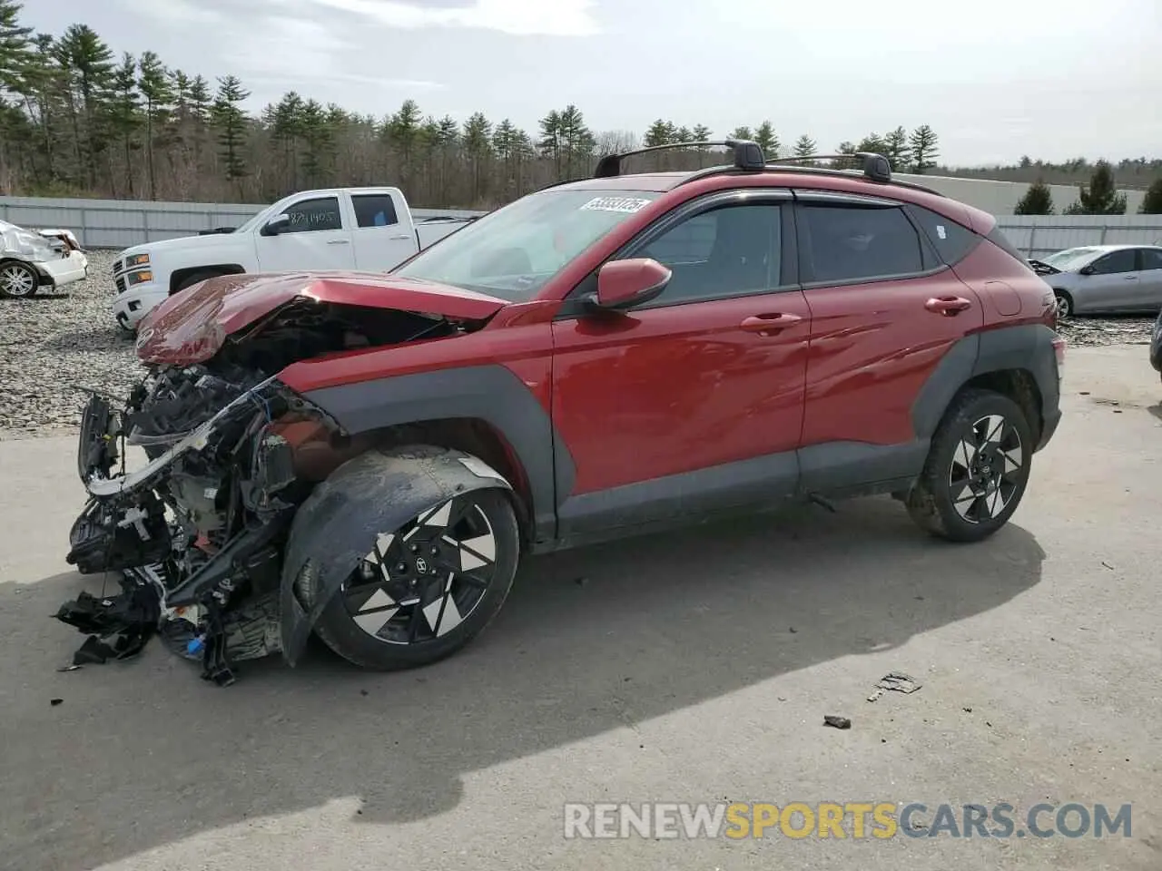 1 Photograph of a damaged car KM8HCCAB5RU178743 HYUNDAI KONA 2024