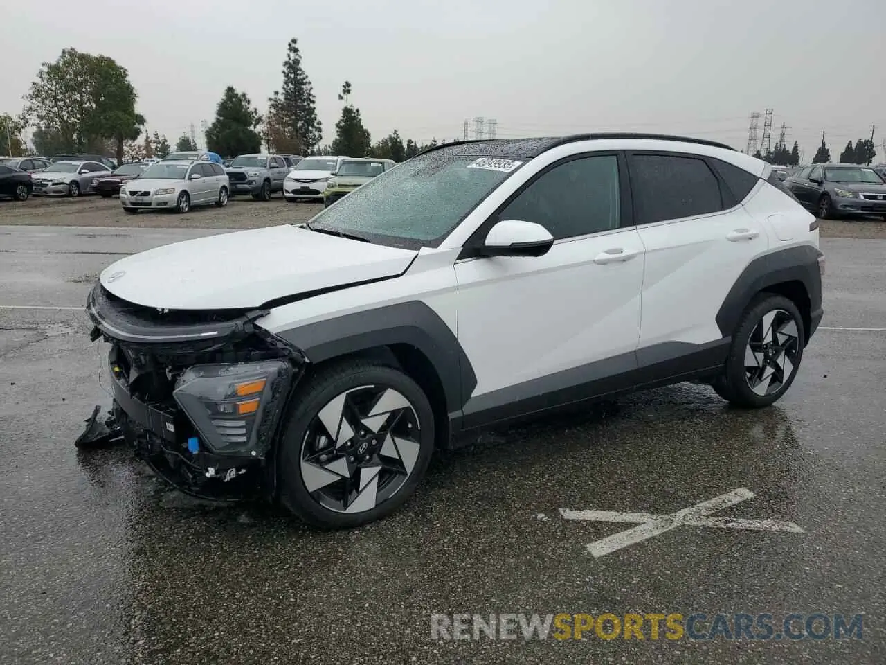 1 Photograph of a damaged car KM8HE3A30RU172951 HYUNDAI KONA 2024