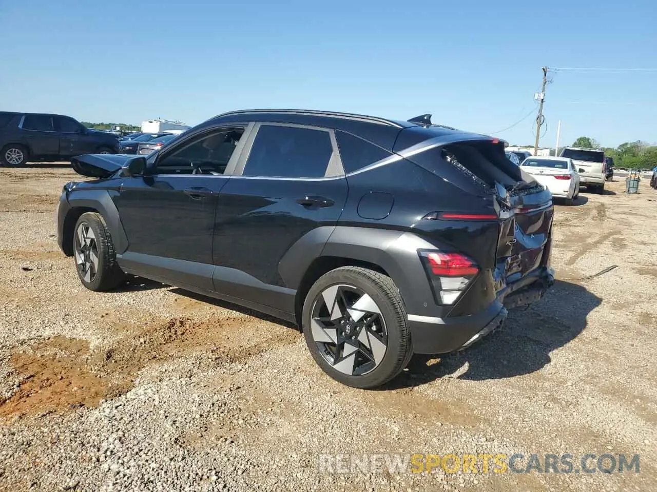 2 Photograph of a damaged car KM8HE3A31RU094678 HYUNDAI KONA 2024