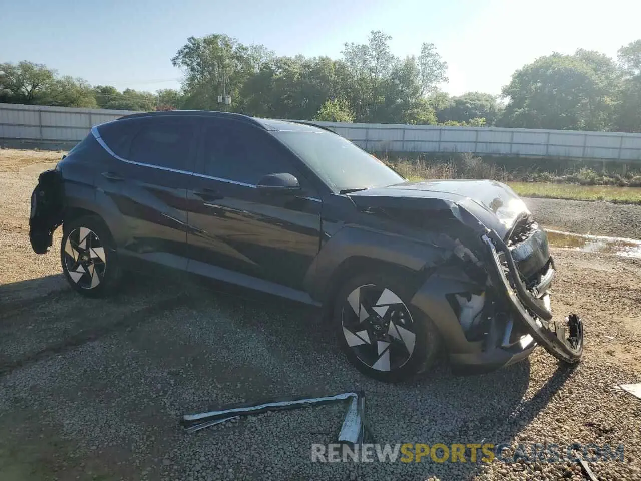 4 Photograph of a damaged car KM8HE3A31RU094678 HYUNDAI KONA 2024