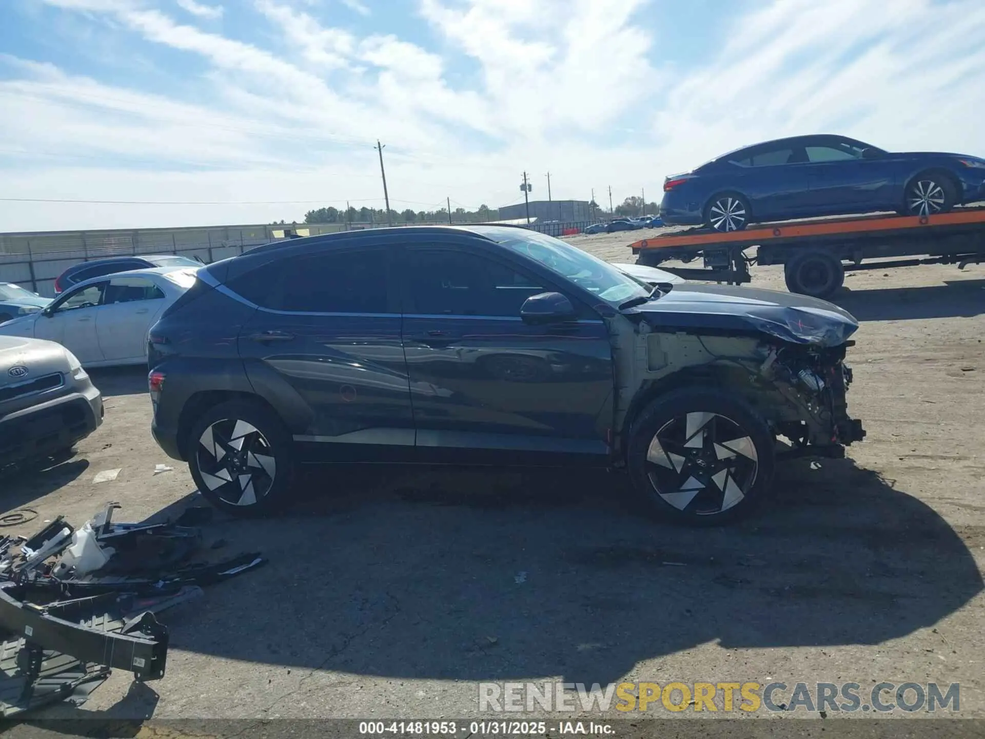 13 Photograph of a damaged car KM8HE3A34RU027329 HYUNDAI KONA 2024
