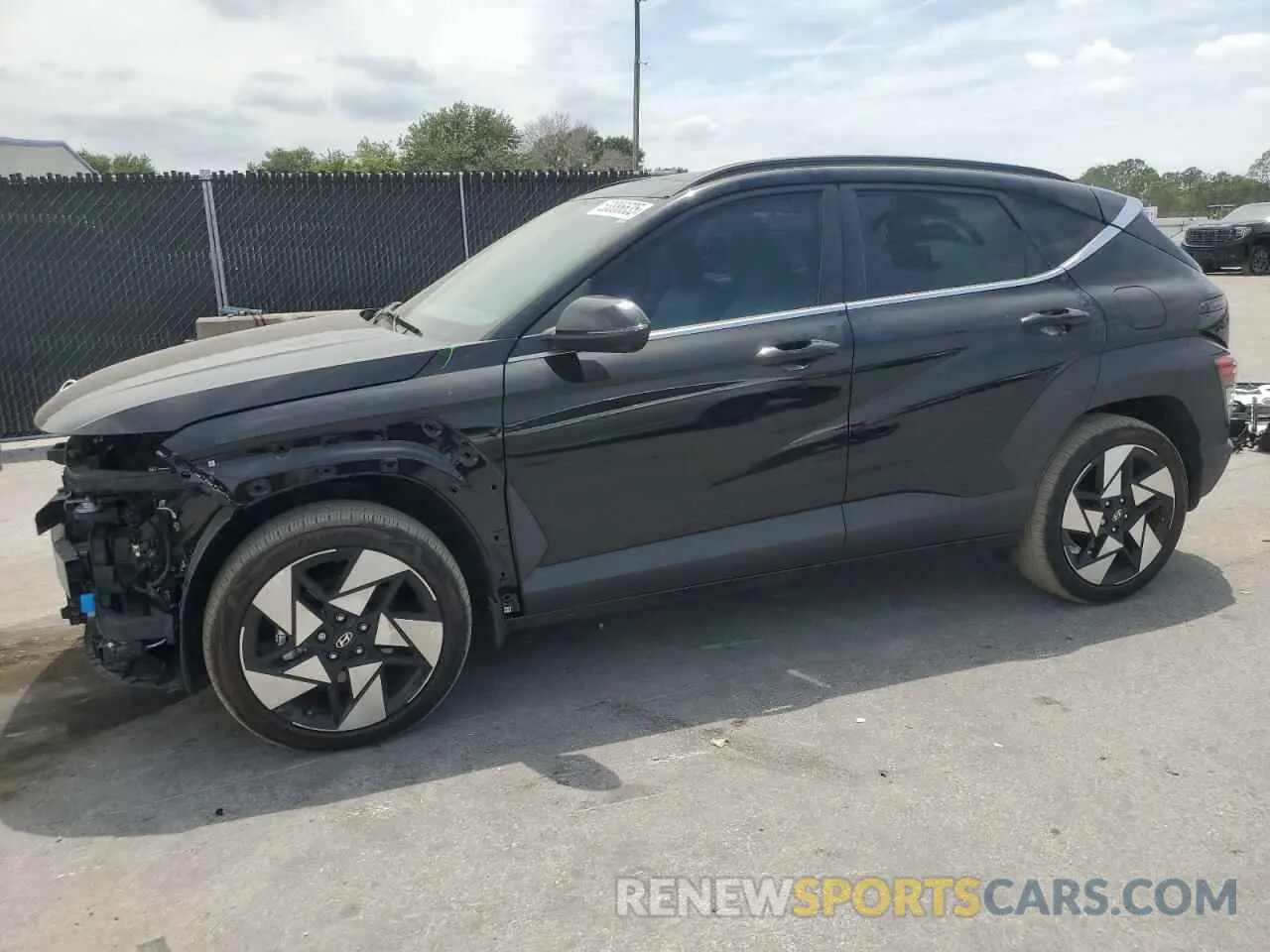 1 Photograph of a damaged car KM8HE3A35RU039103 HYUNDAI KONA 2024