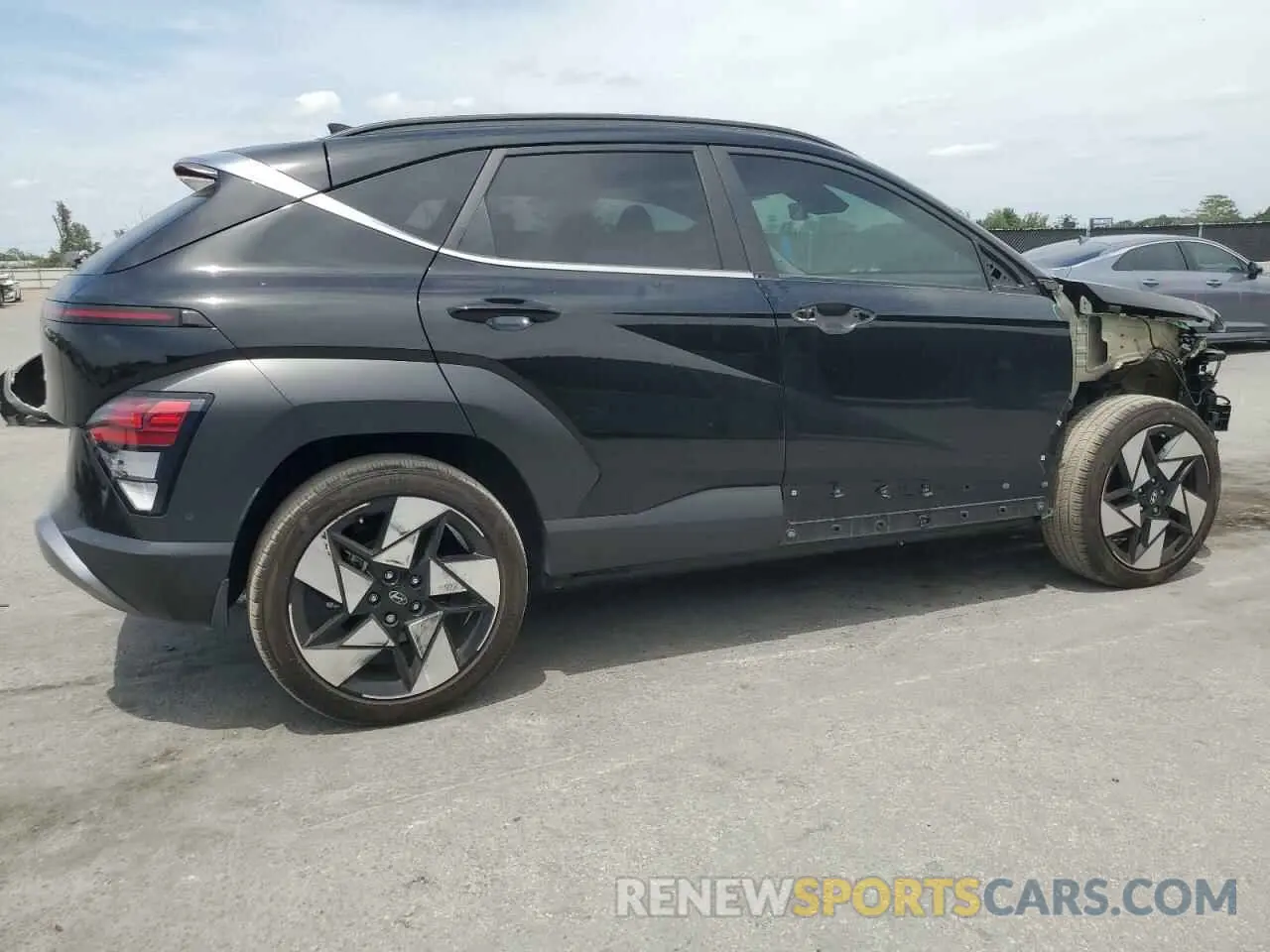 3 Photograph of a damaged car KM8HE3A35RU039103 HYUNDAI KONA 2024