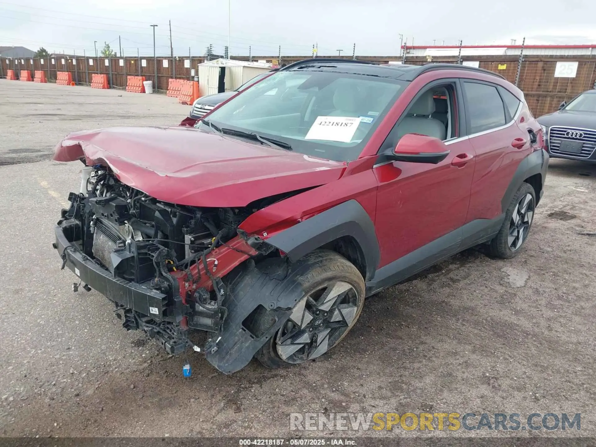 2 Photograph of a damaged car KM8HE3A35RU166224 HYUNDAI KONA 2024