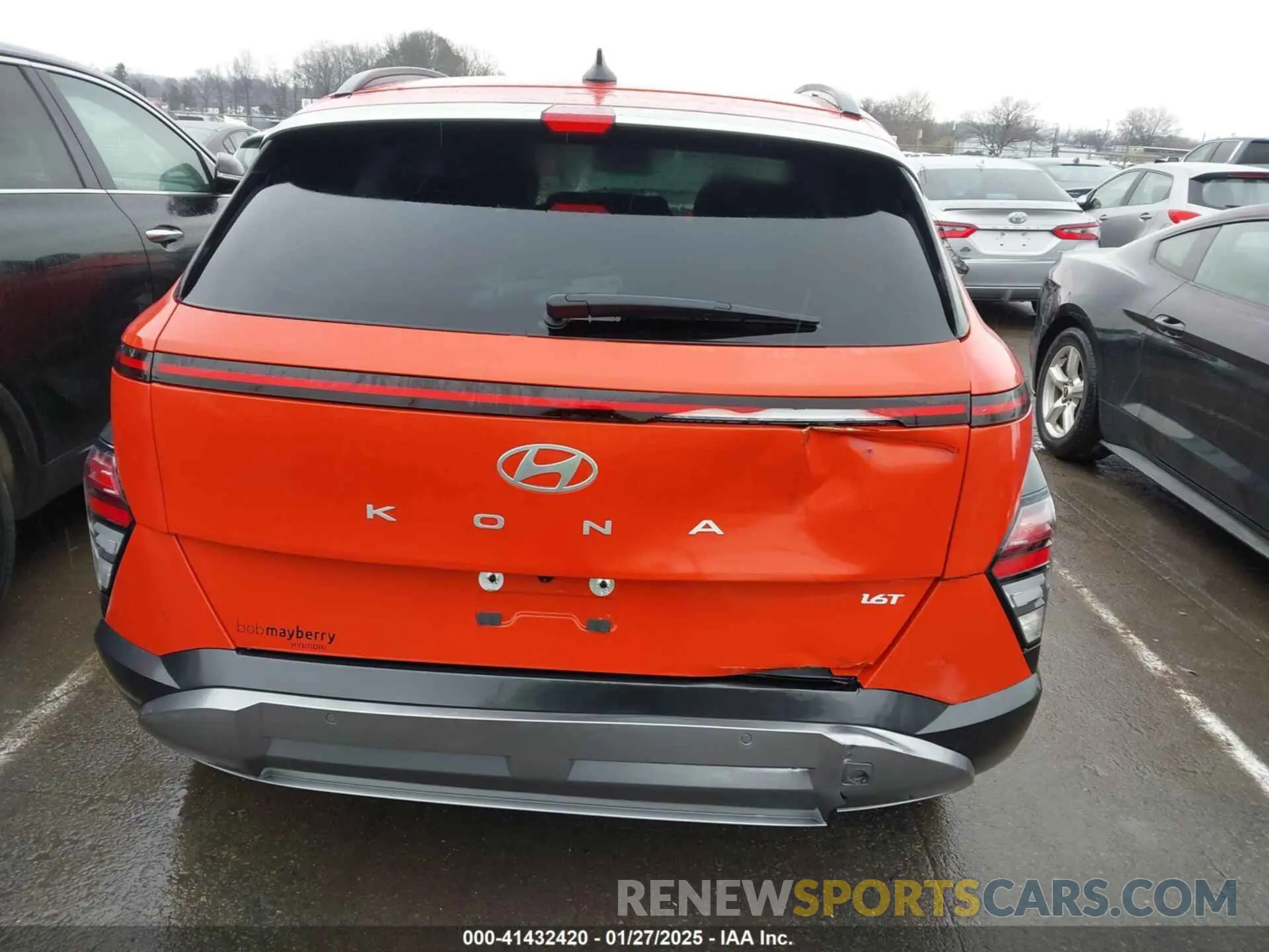 16 Photograph of a damaged car KM8HE3A36RU065595 HYUNDAI KONA 2024