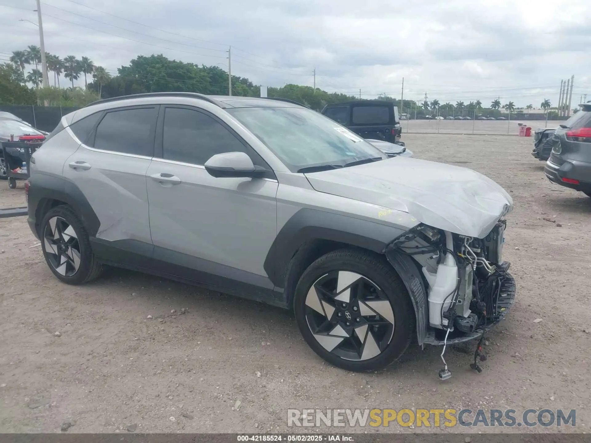 1 Photograph of a damaged car KM8HE3A37RU109961 HYUNDAI KONA 2024
