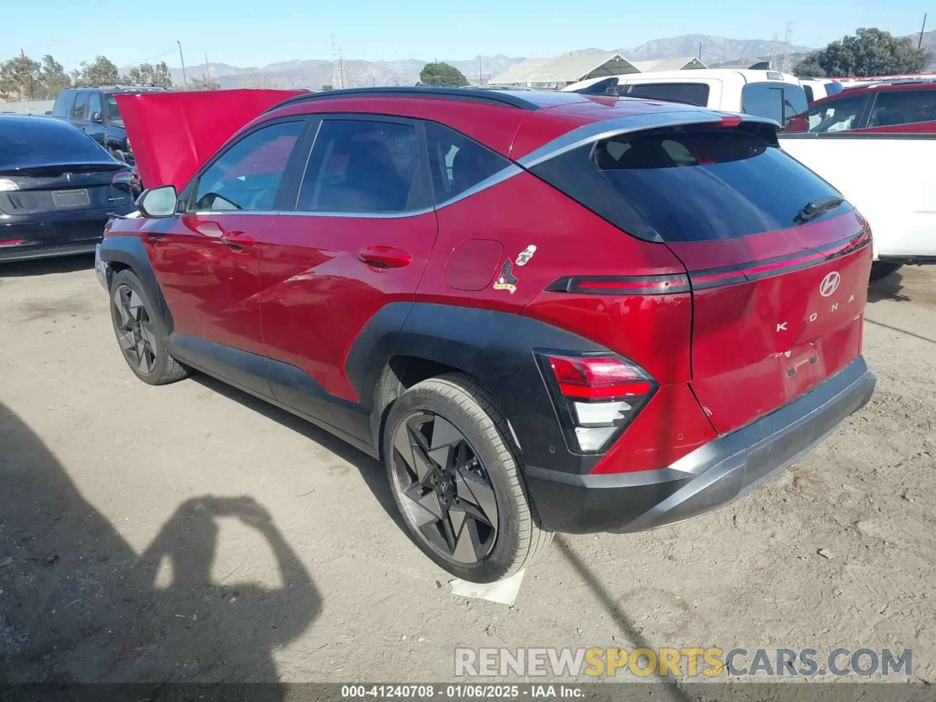 3 Photograph of a damaged car KM8HE3A39RU118399 HYUNDAI KONA 2024