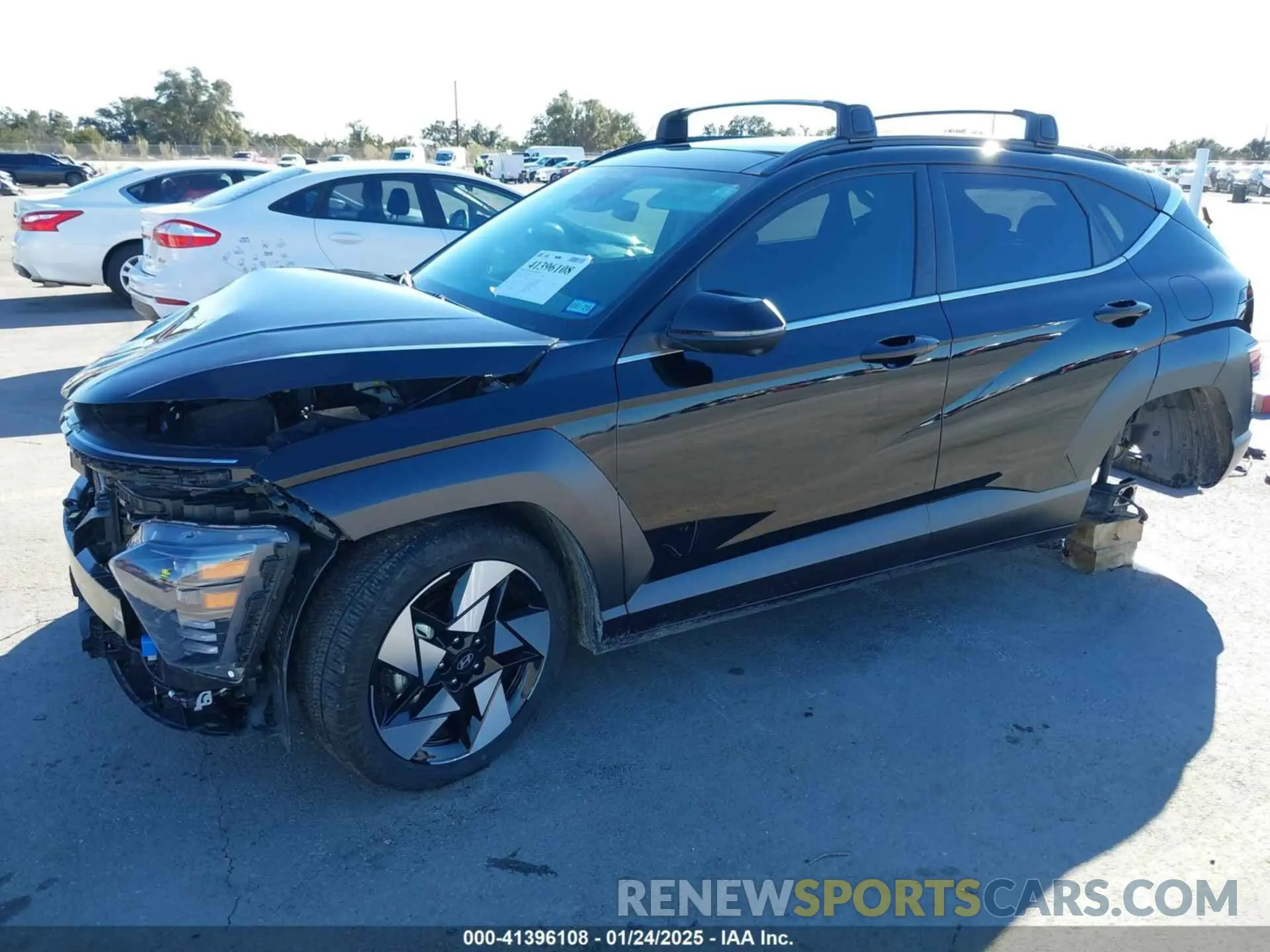 2 Photograph of a damaged car KM8HE3A39RU156344 HYUNDAI KONA 2024
