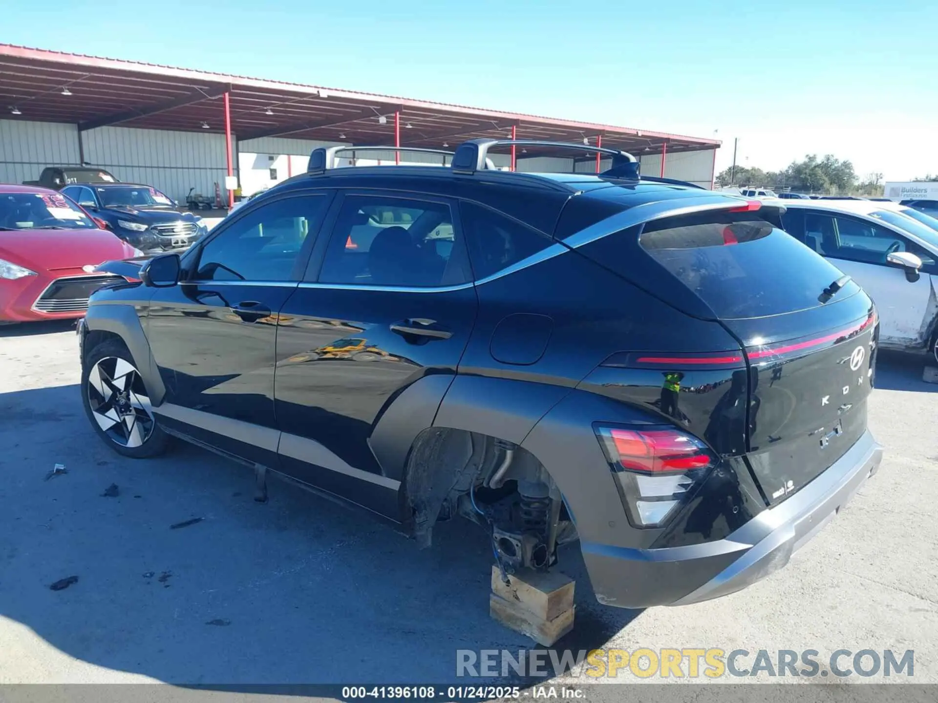 3 Photograph of a damaged car KM8HE3A39RU156344 HYUNDAI KONA 2024